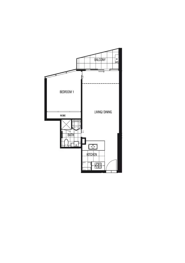 Floorplan of Homely apartment listing, 2300/180 City Road, Southbank VIC 3006