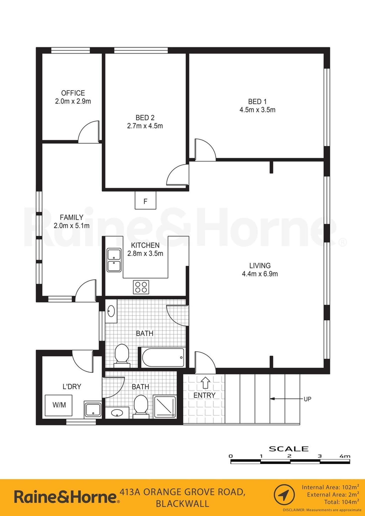 Floorplan of Homely house listing, 413a Orange Grove Road, Blackwall NSW 2256