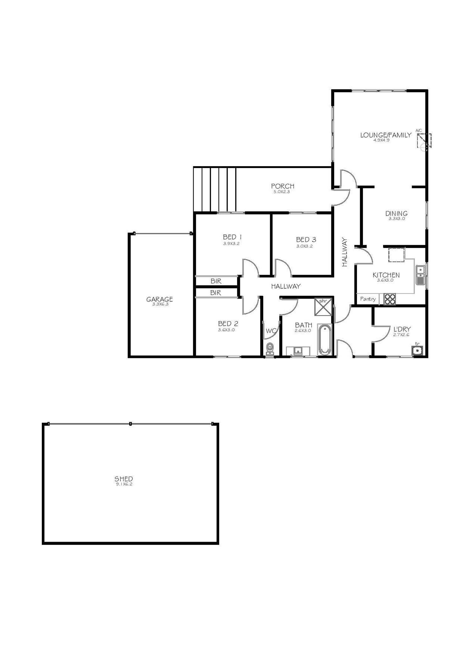 Floorplan of Homely house listing, 8 Kali Grove, Port Lincoln SA 5606