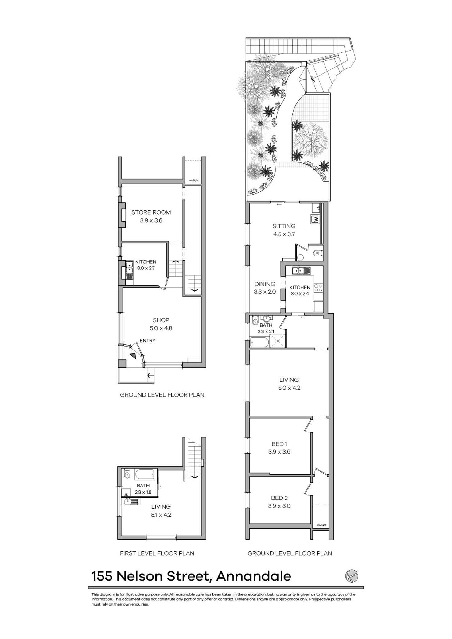 Floorplan of Homely house listing, 155 Nelson Street, Annandale NSW 2038