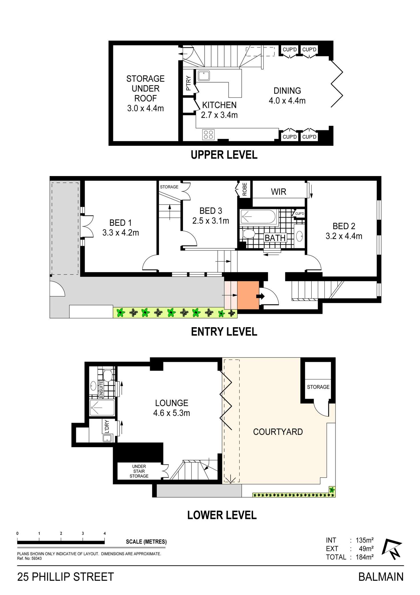 Floorplan of Homely house listing, 25 Phillip Street, Balmain NSW 2041