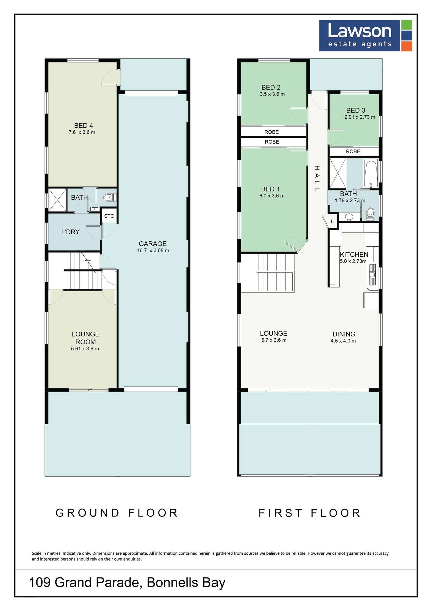 Floorplan of Homely house listing, 109 Grand Parade, Bonnells Bay NSW 2264