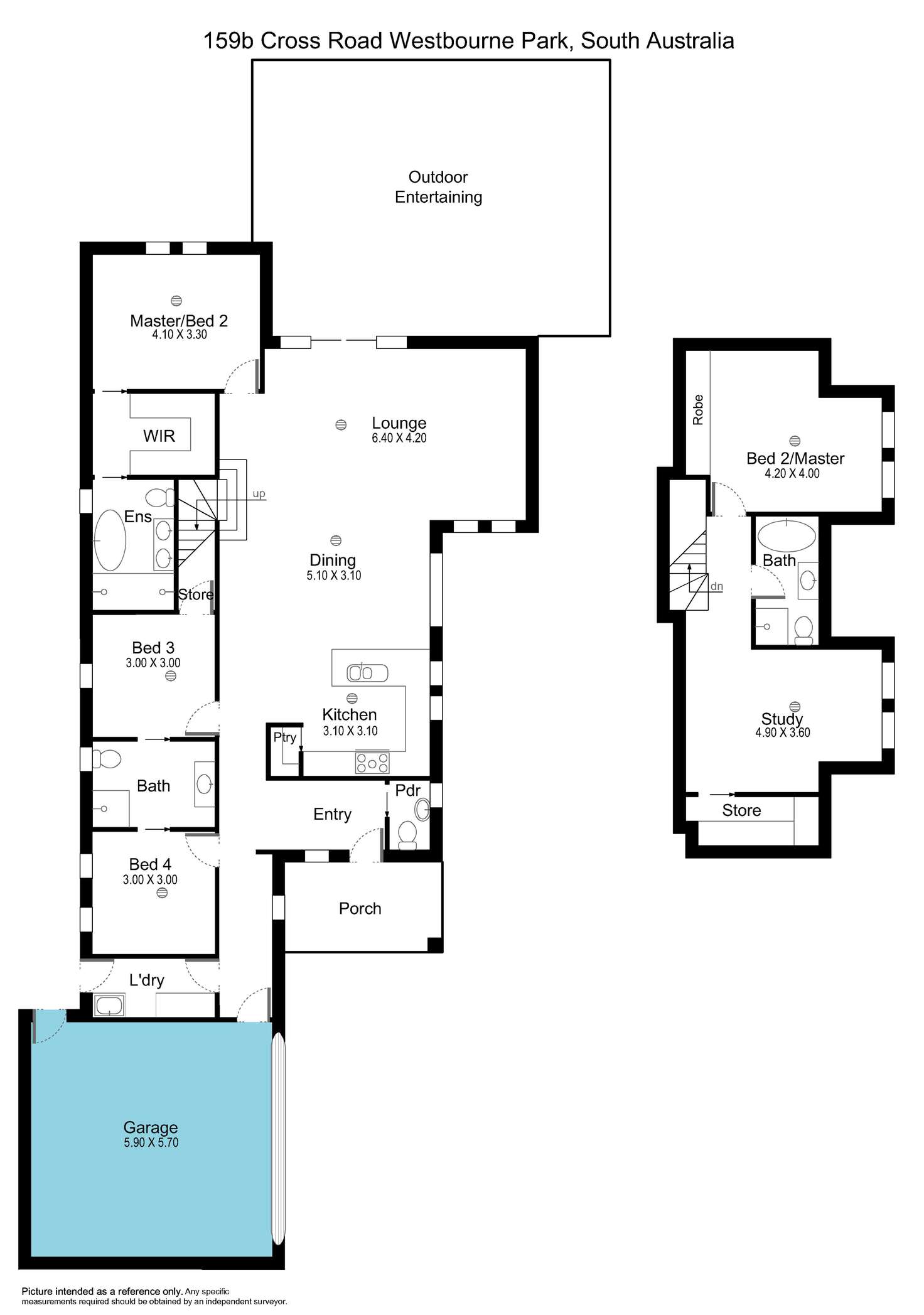 Floorplan of Homely house listing, 159B Cross Road, Westbourne Park SA 5041