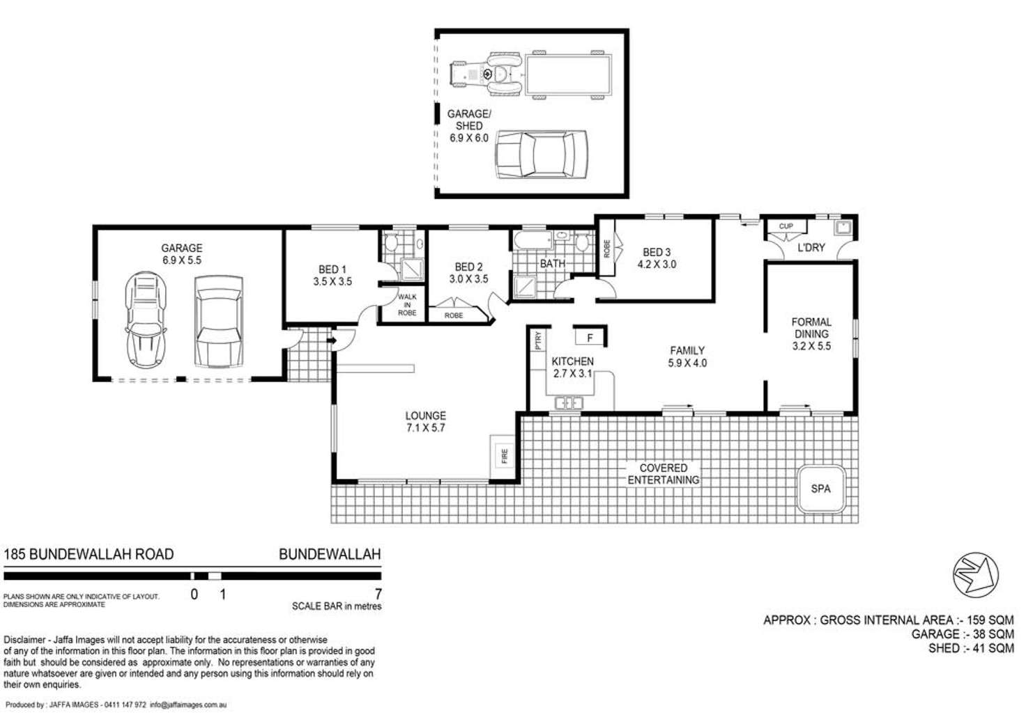 Floorplan of Homely house listing, 185 Bundewallah Road, Bundewallah NSW 2535