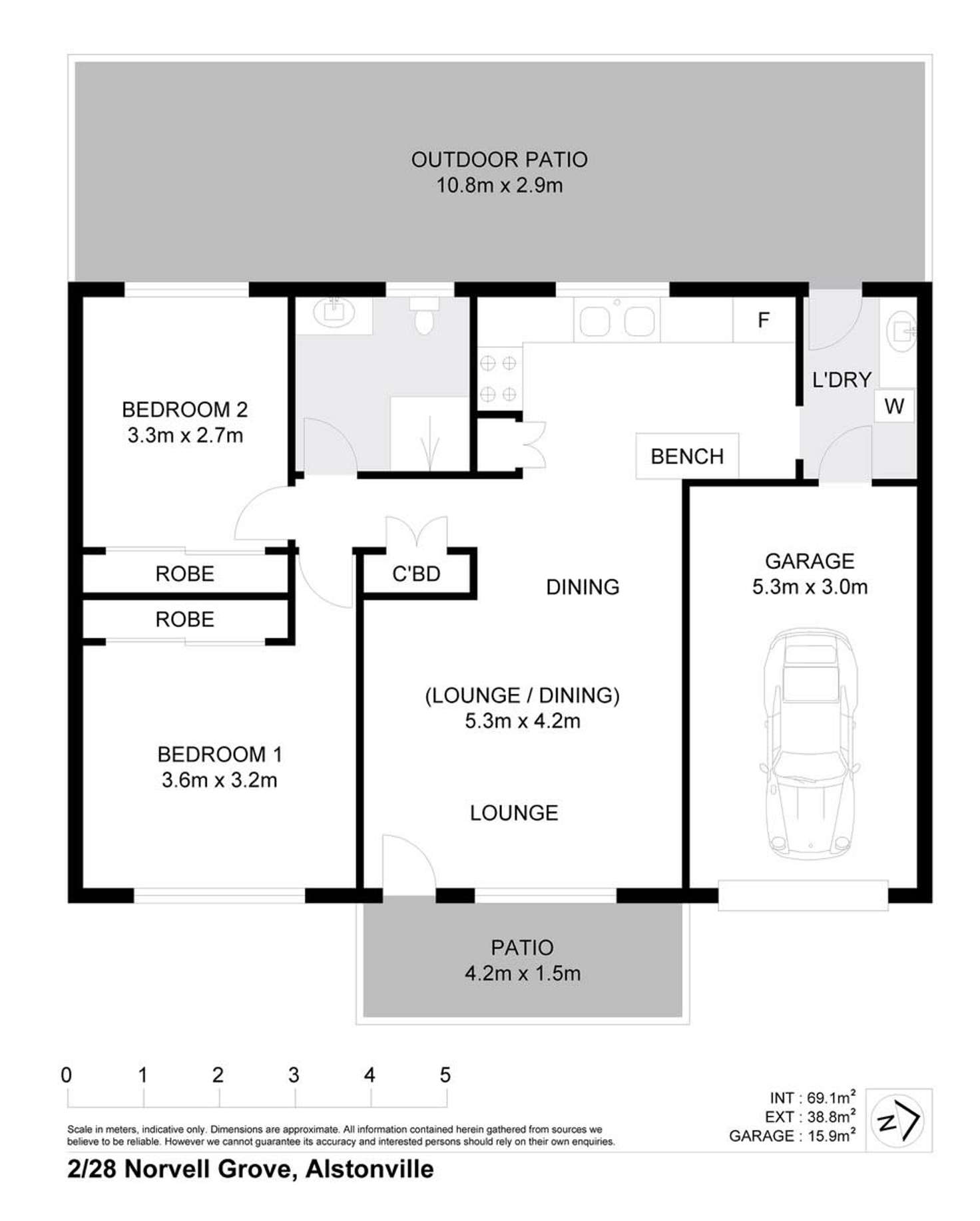 Floorplan of Homely house listing, 2/28 Norvell Grove, Alstonville NSW 2477