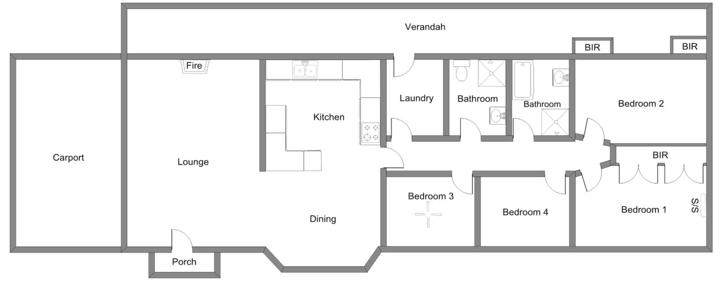 Floorplan of Homely house listing, 23 Bertha Street, Bordertown SA 5268