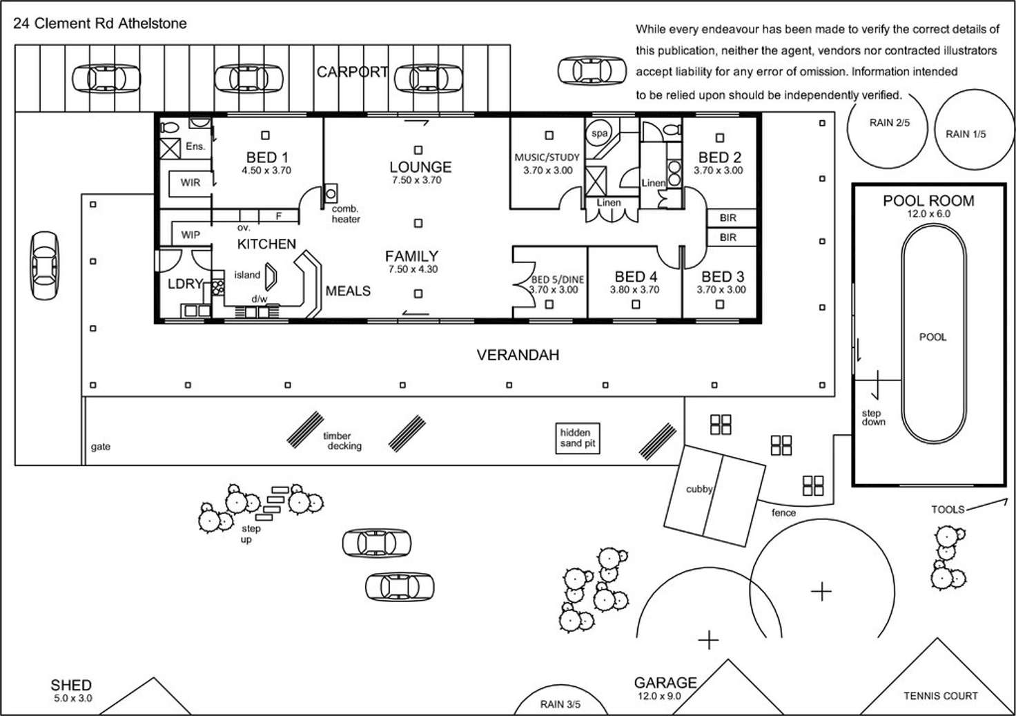 Floorplan of Homely house listing, Lot 153 No.24 Clement Road, Athelstone SA 5076