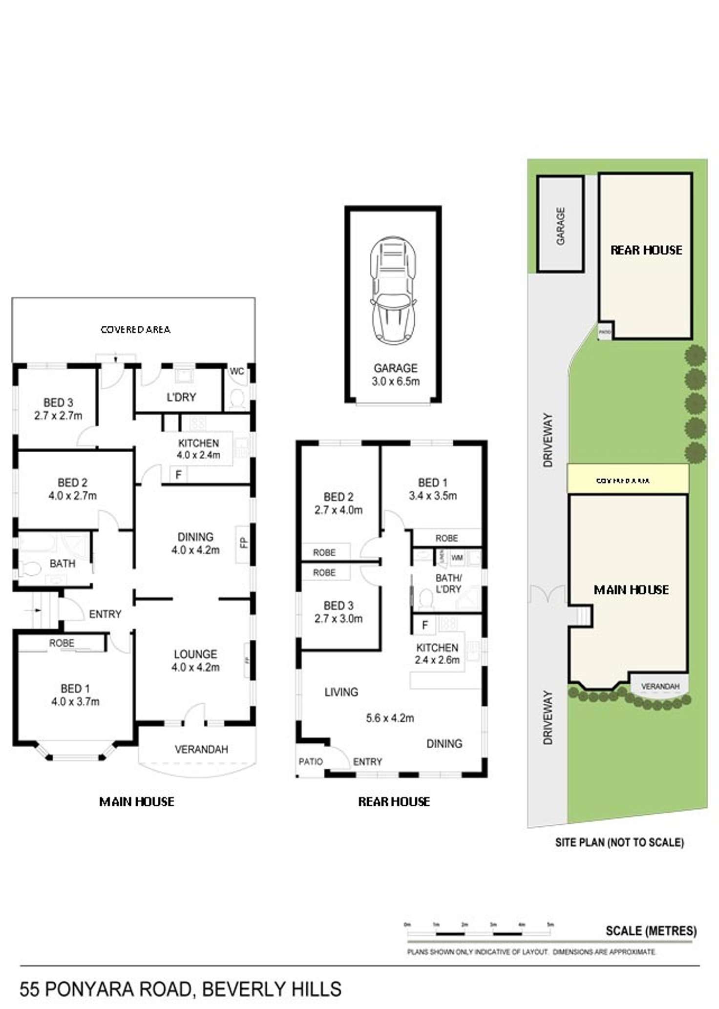 Floorplan of Homely house listing, 55 Ponyara Road, Beverly Hills NSW 2209