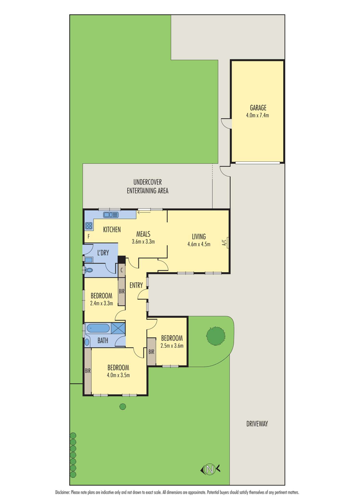 Floorplan of Homely house listing, 1 Crowe Street, Hoppers Crossing VIC 3029
