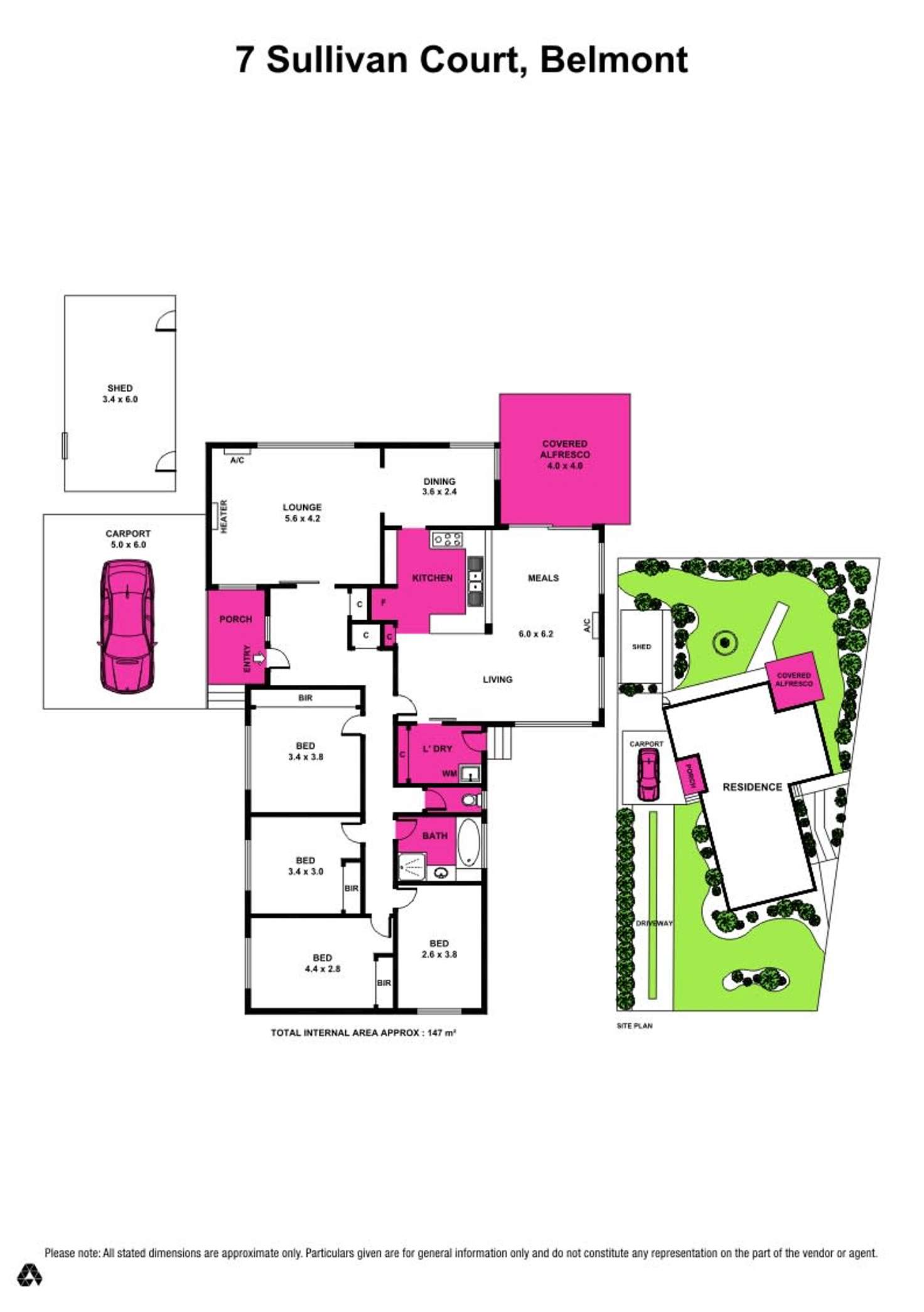 Floorplan of Homely house listing, 7 Sullivan Court, Belmont VIC 3216