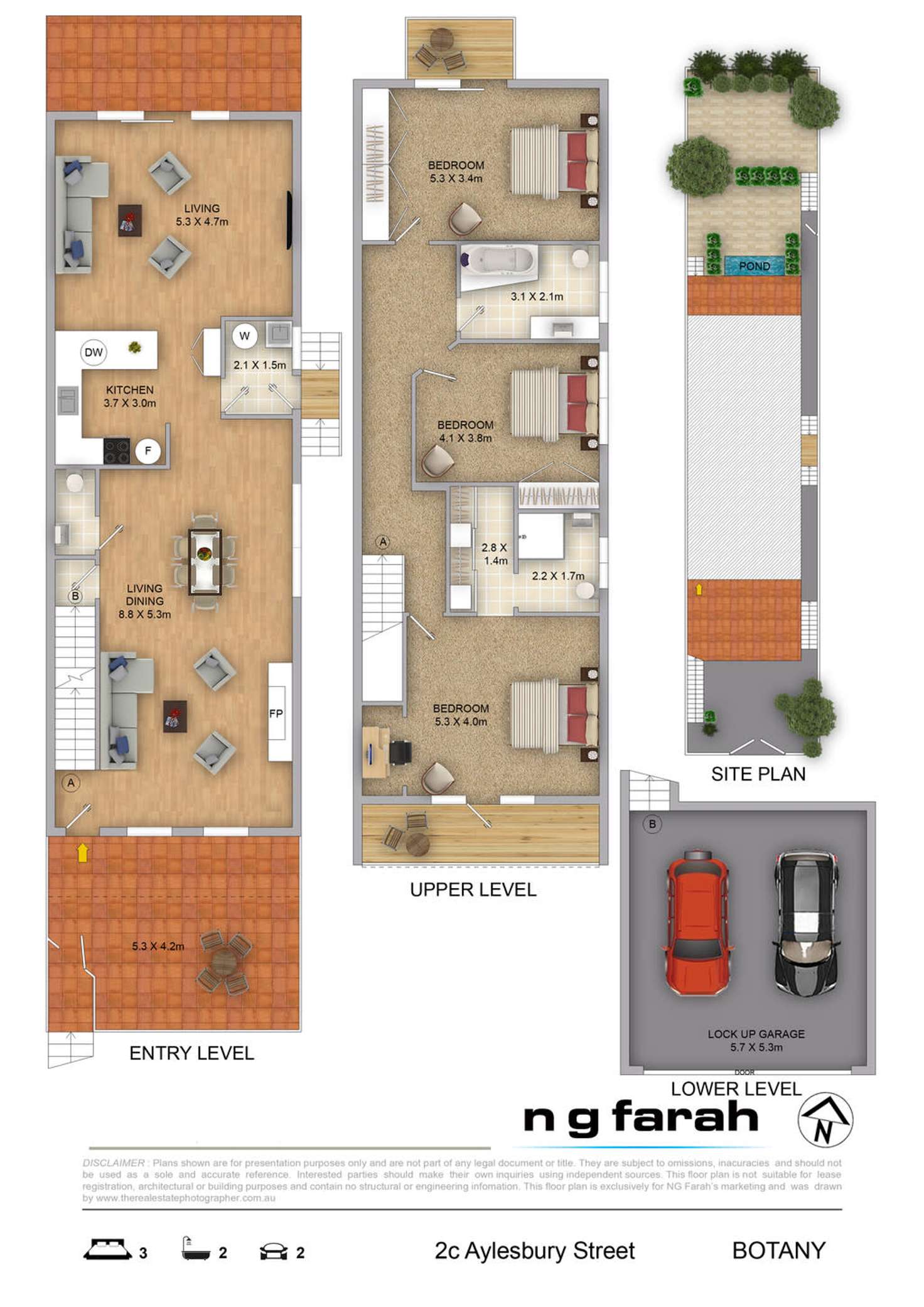Floorplan of Homely house listing, 2C Aylesbury Street, Botany NSW 2019
