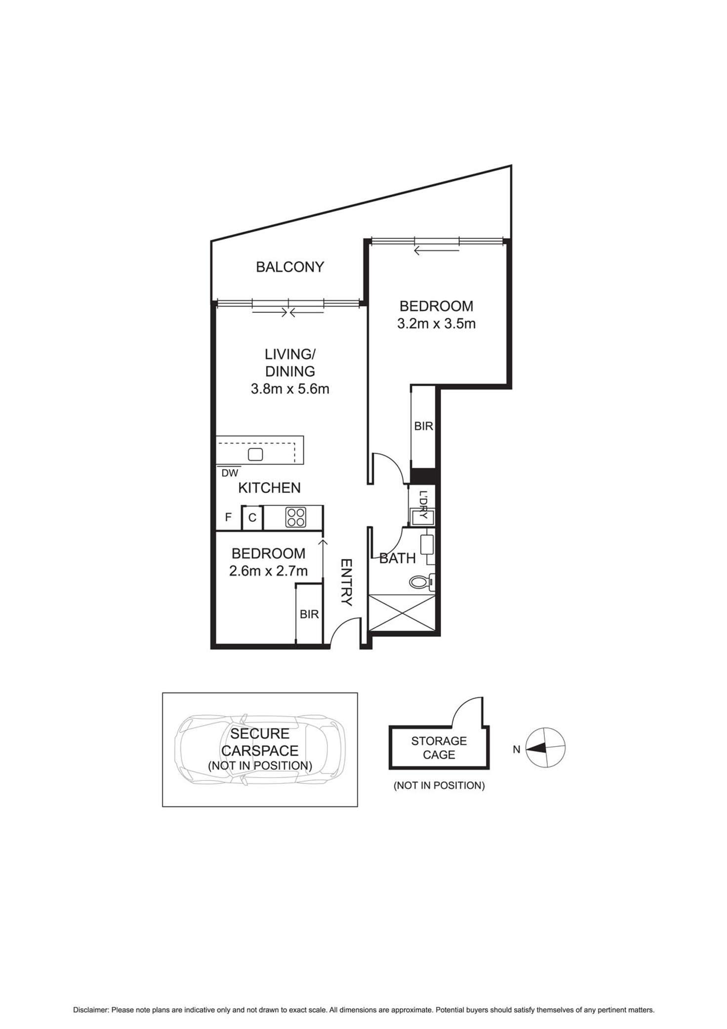 Floorplan of Homely apartment listing, 309/222 Bay Road, Sandringham VIC 3191