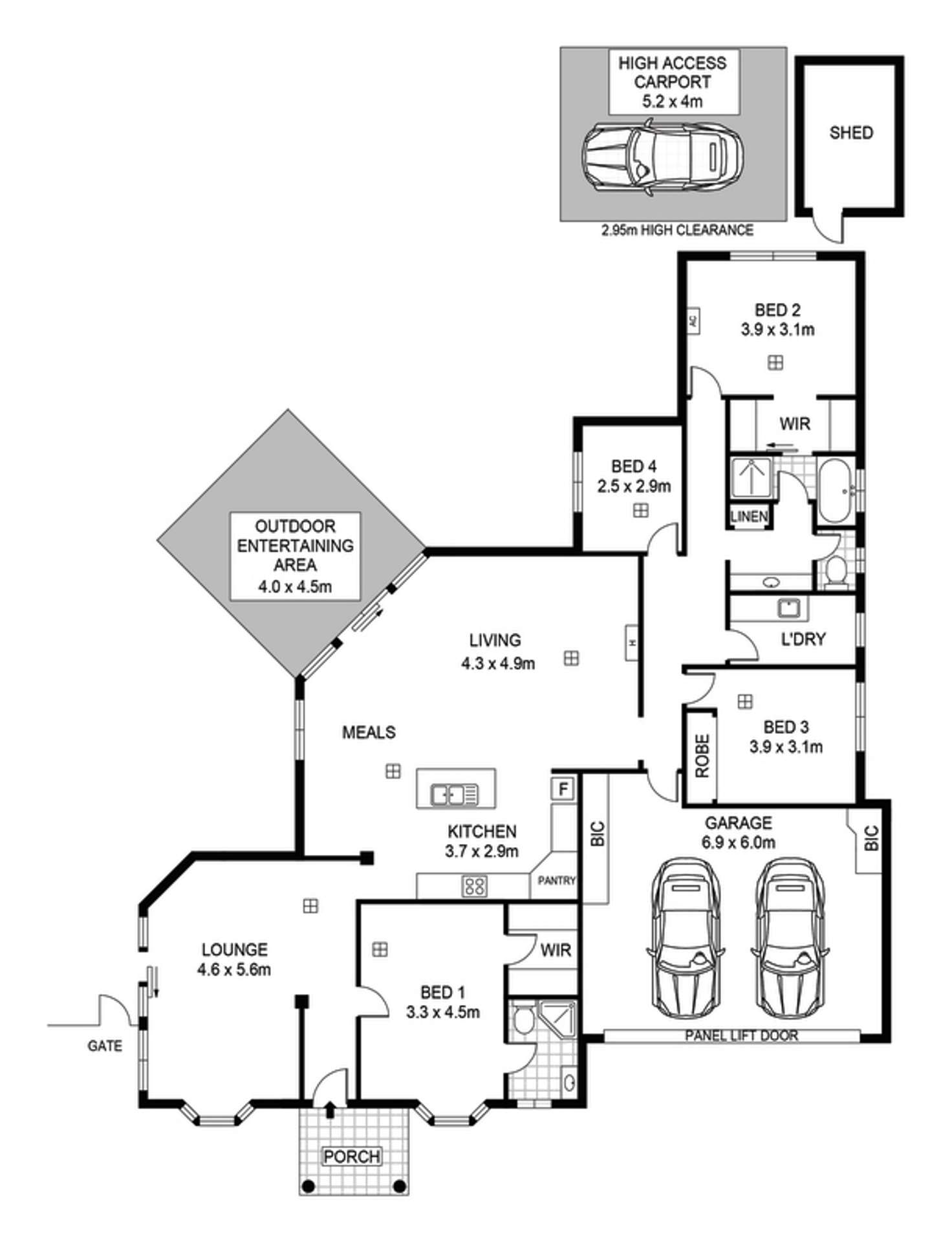 Floorplan of Homely house listing, 17 Swan Circuit, Mawson Lakes SA 5095