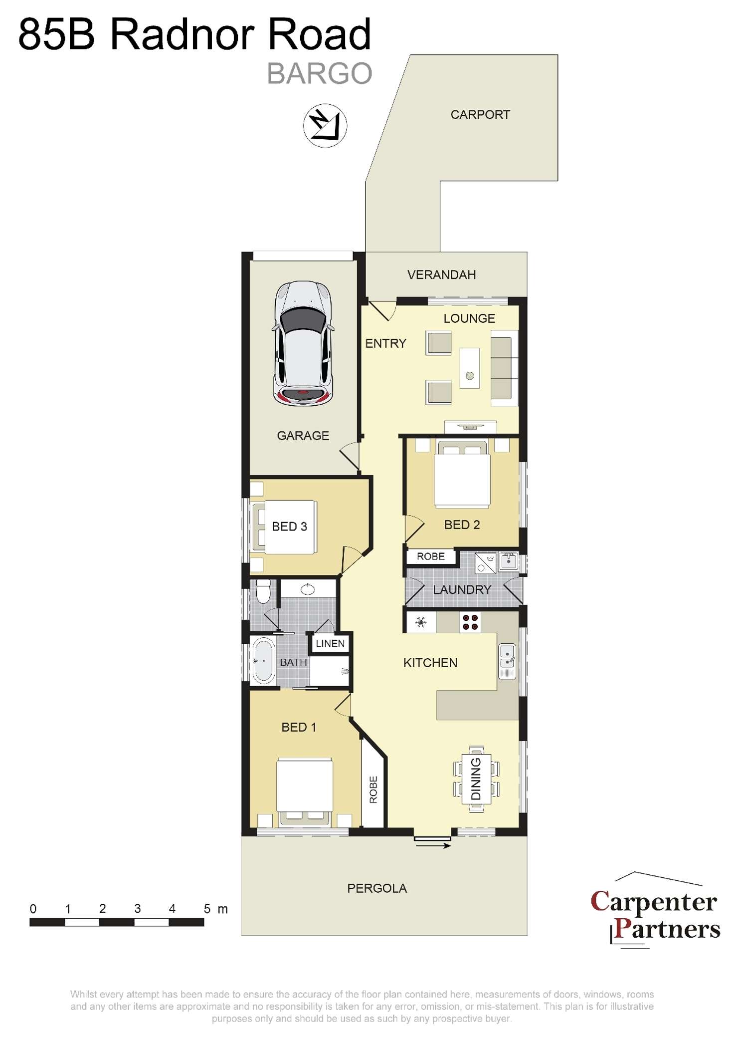 Floorplan of Homely house listing, 85B Radnor Road, Bargo NSW 2574