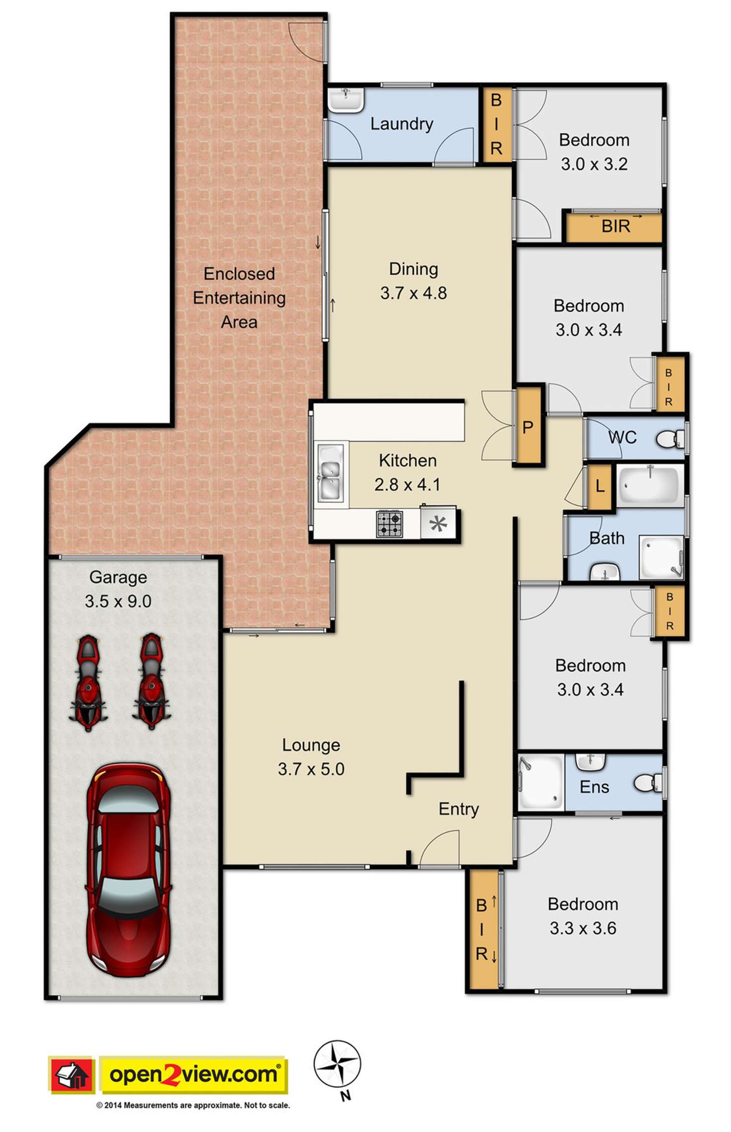 Floorplan of Homely house listing, 183 Minchin Drive, Minchinbury NSW 2770