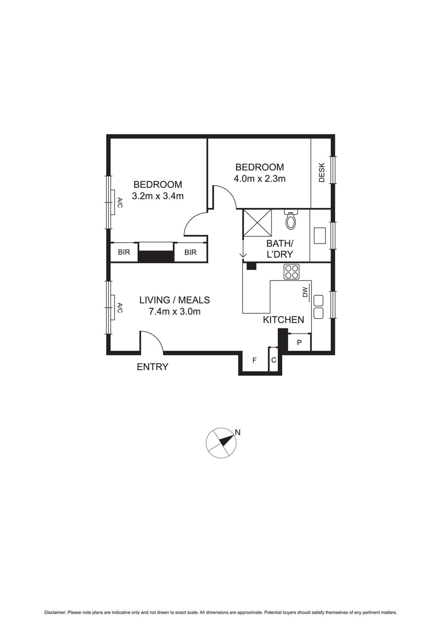 Floorplan of Homely apartment listing, 3/78 Kerferd Road, Albert Park VIC 3206