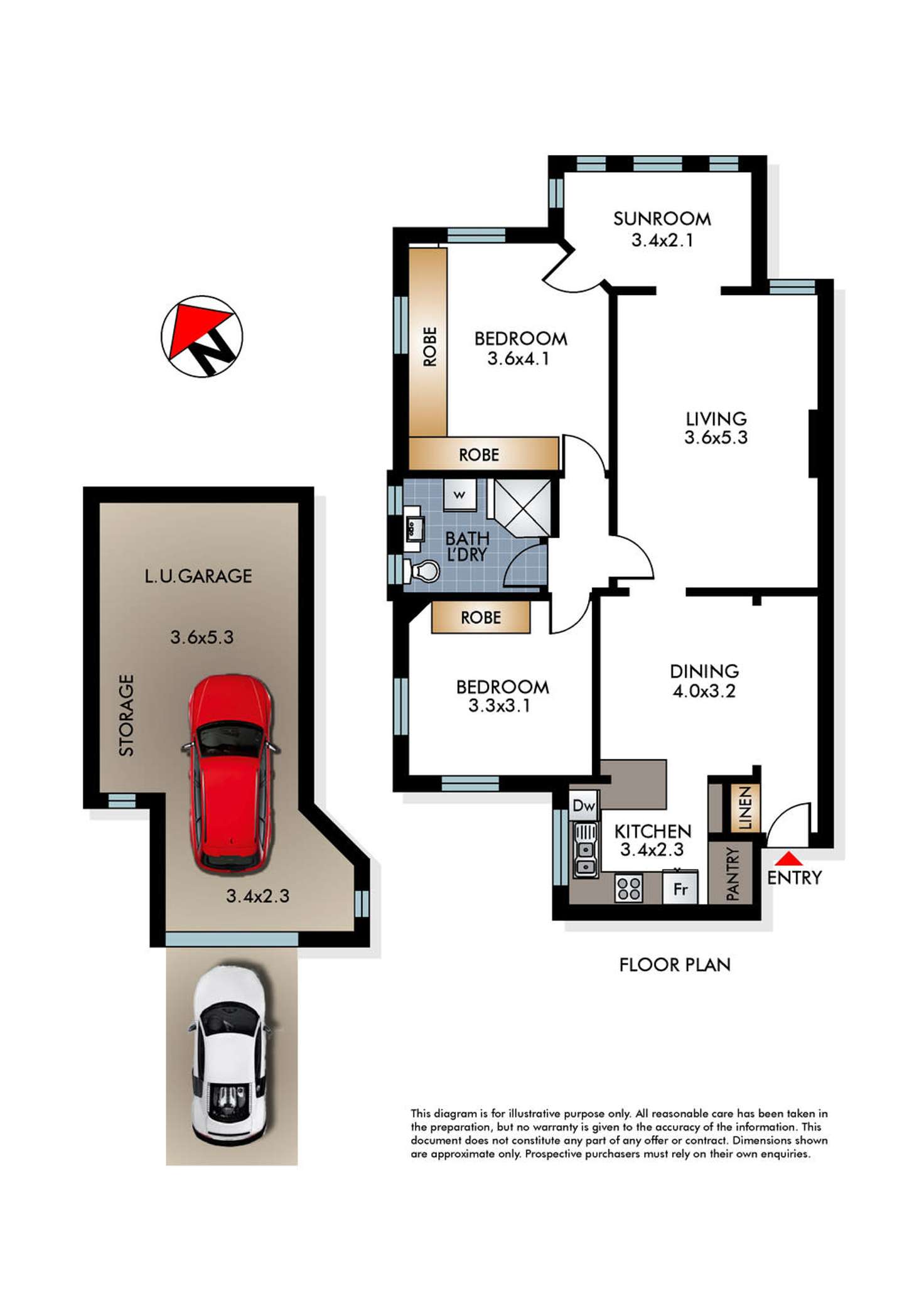 Floorplan of Homely apartment listing, 8/42 Sir Thomas Mitchell Road, Bondi Beach NSW 2026