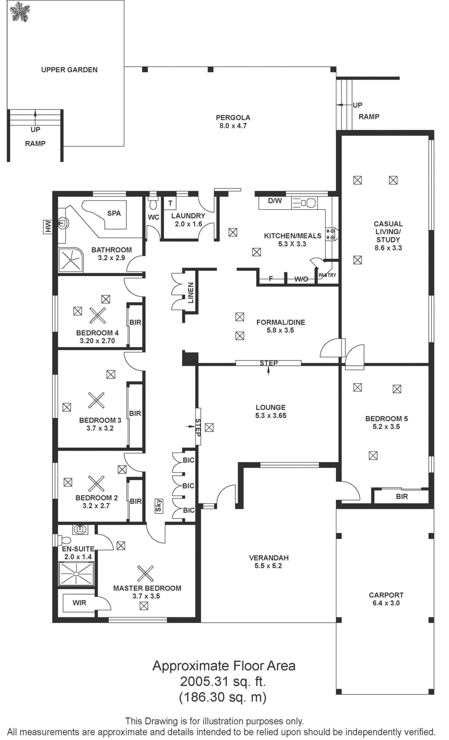 Floorplan of Homely house listing, 15 Kanangra Road, Seaview Downs SA 5049