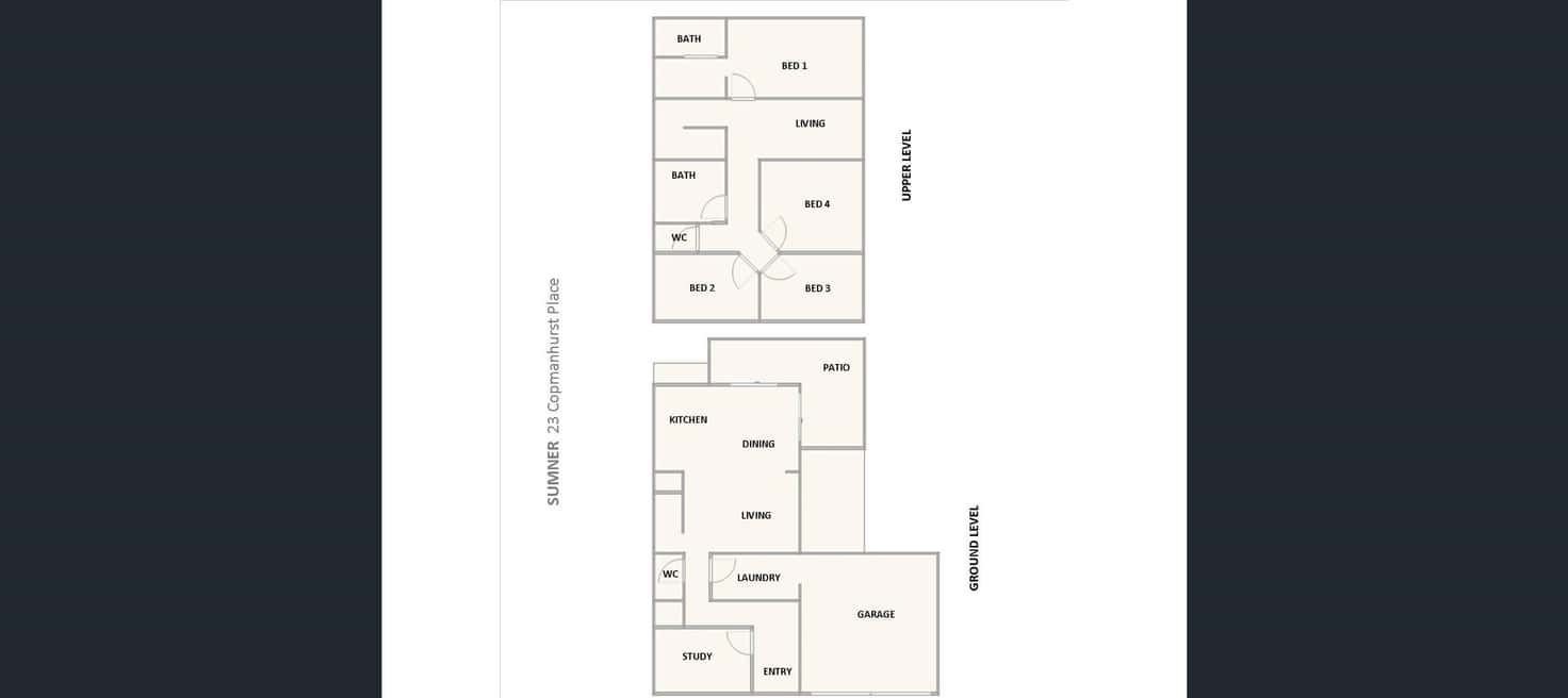 Floorplan of Homely house listing, 23 COPMANHURST PLACE, Sumner QLD 4074