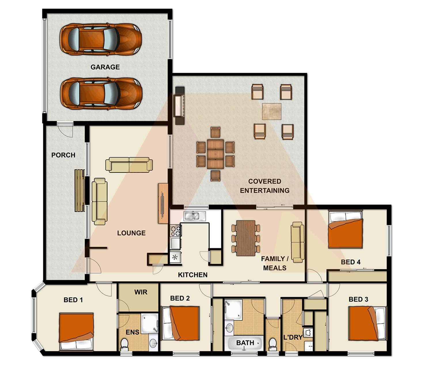 Floorplan of Homely house listing, 19 Barrier Place, Forest Lake QLD 4078