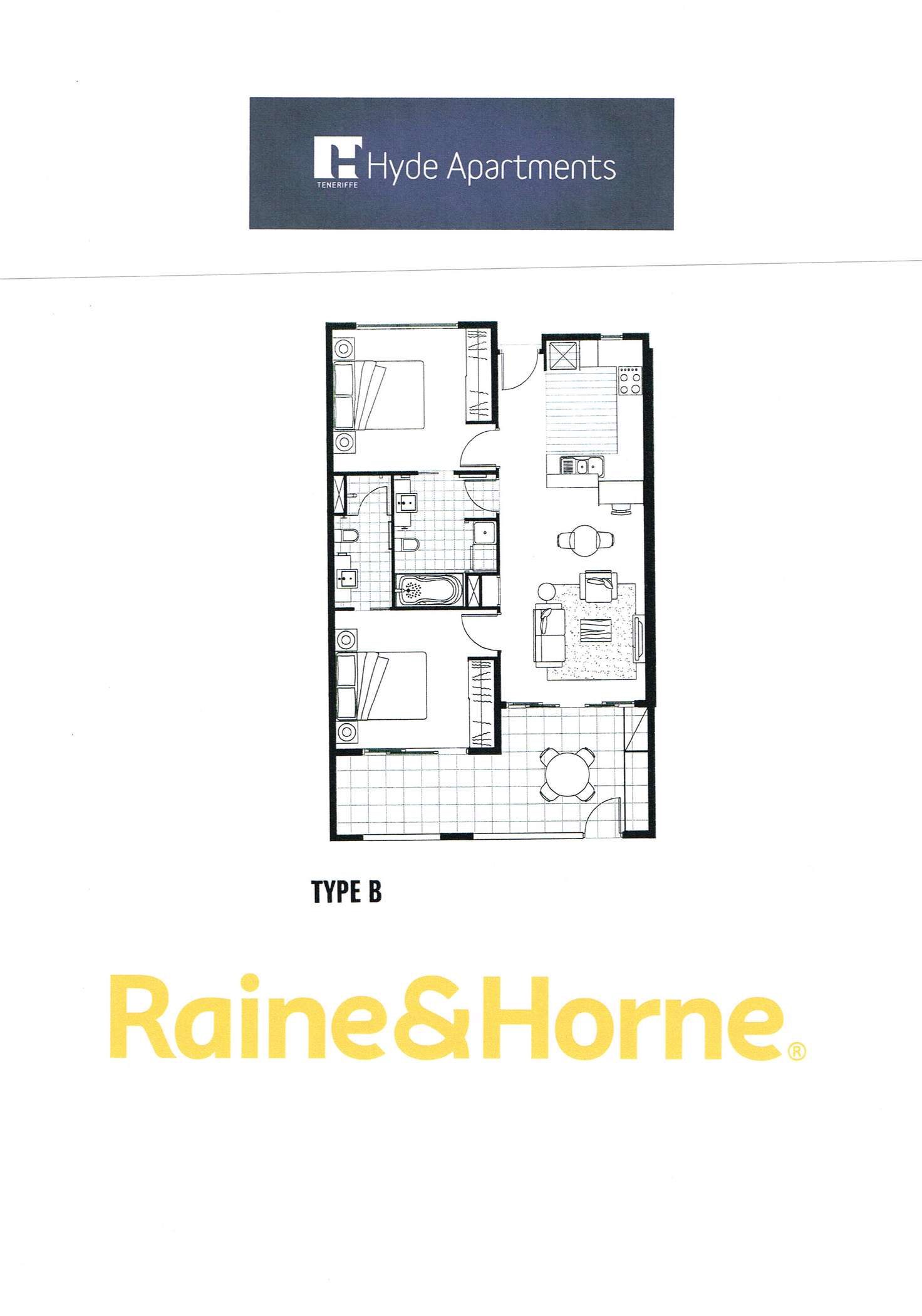Floorplan of Homely apartment listing, 2/43 Beeston St., Teneriffe QLD 4005
