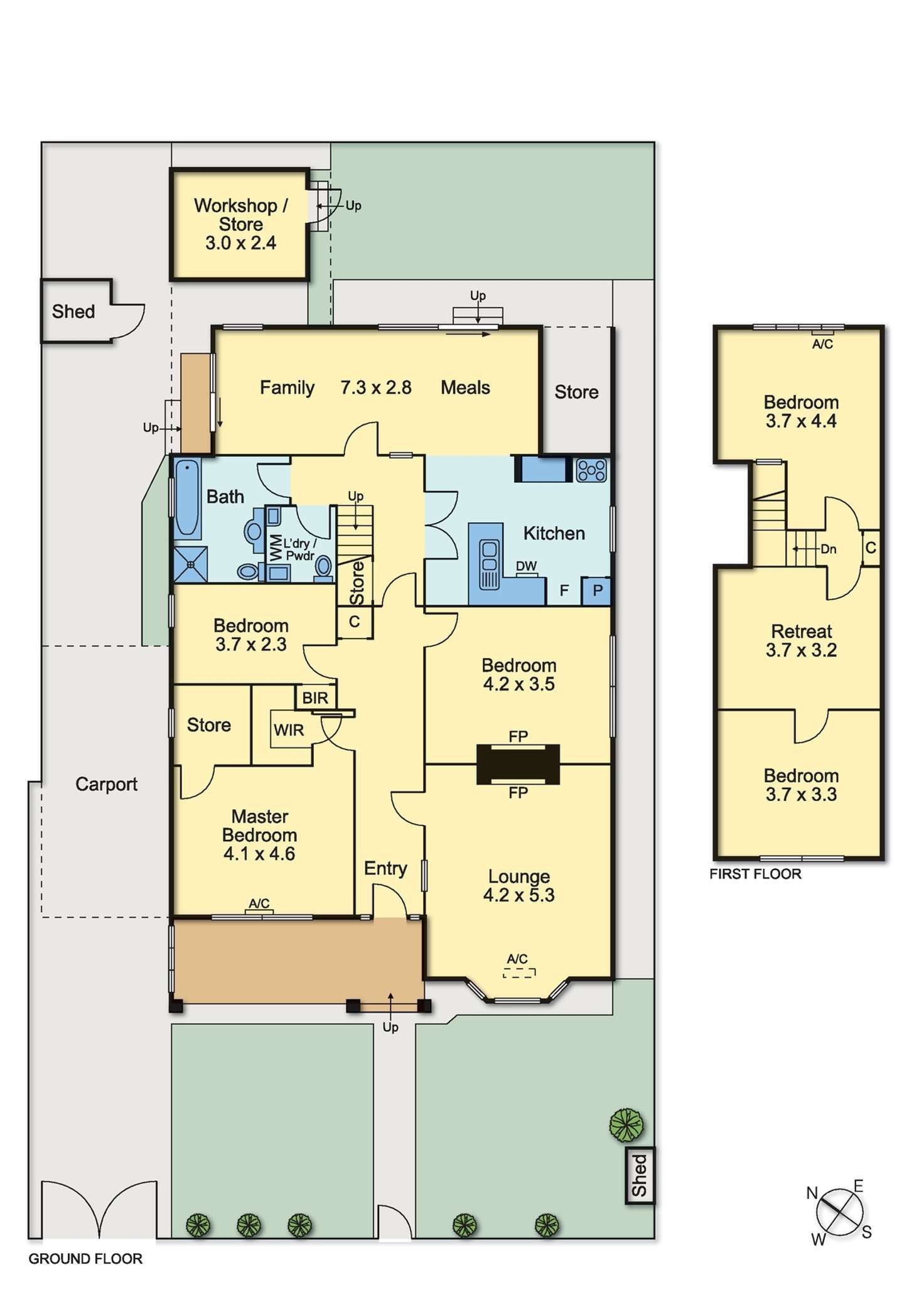 Floorplan of Homely house listing, 250 Melbourne Road, Newport VIC 3015