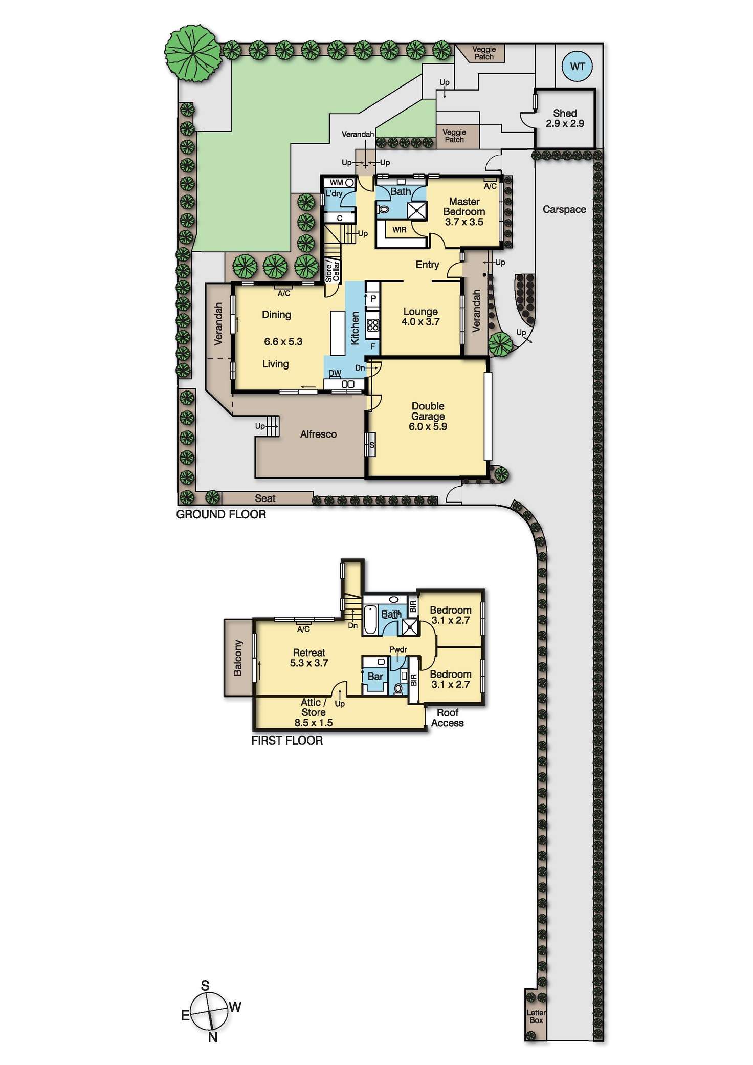Floorplan of Homely house listing, 2A Faraday Road, Croydon South VIC 3136