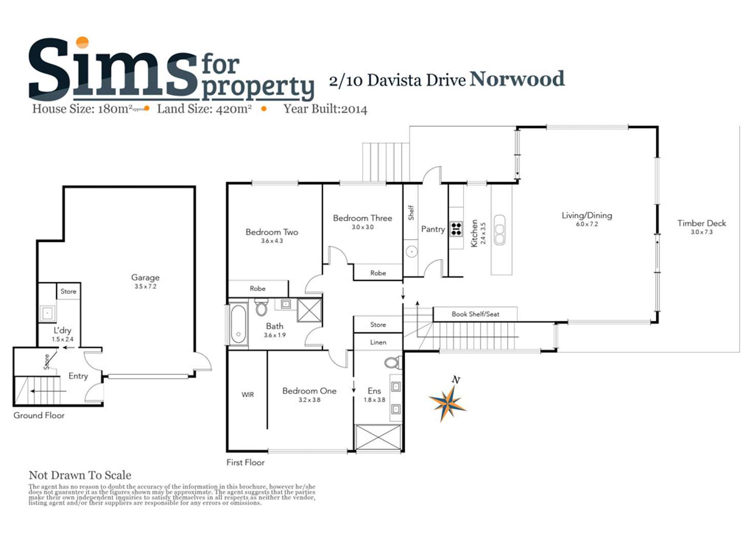 Floorplan of Homely house listing, 2/10 Davista Drive, Norwood TAS 7250