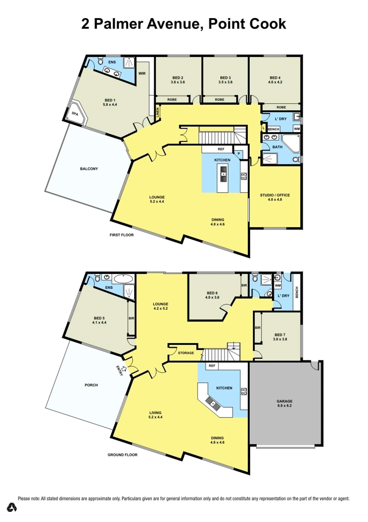 Floorplan of Homely house listing, 2 Palmer Avenue, Point Cook VIC 3030