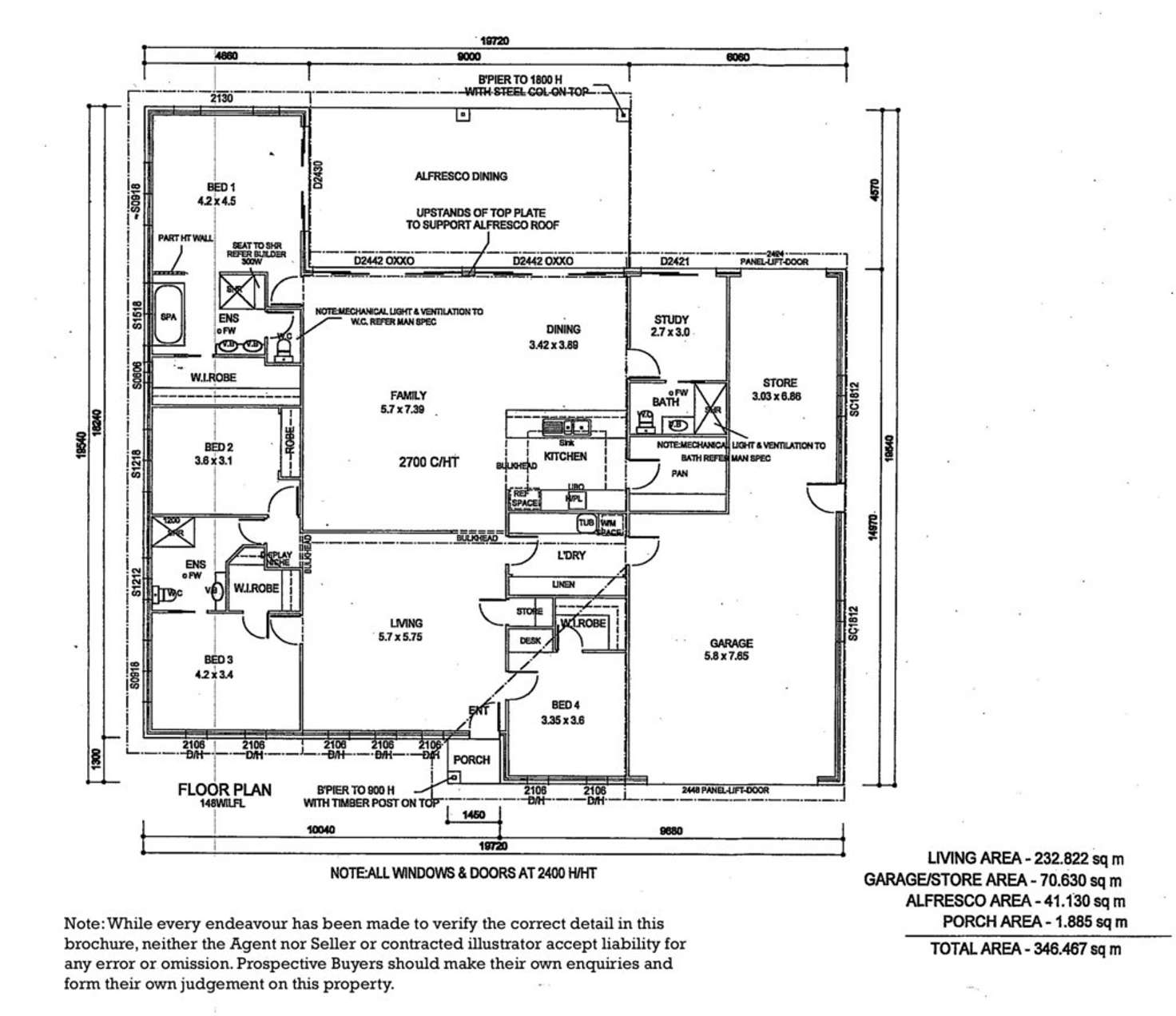 Floorplan of Homely house listing, 4 Wills Court, Paradise Point QLD 4216