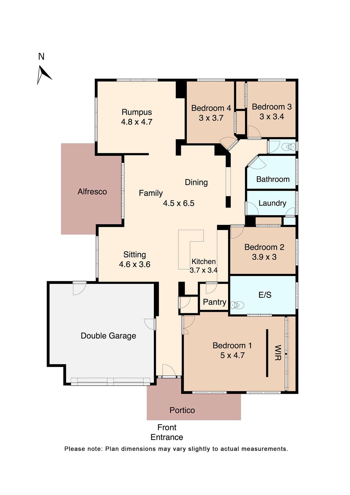 Floorplan of Homely house listing, 15 Creekstone Drive, Alfredton VIC 3350