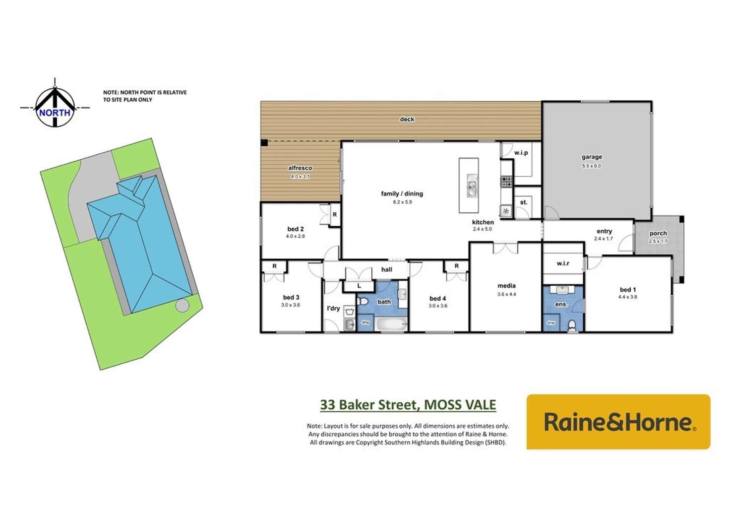 Floorplan of Homely house listing, 33 Baker Street, Moss Vale NSW 2577