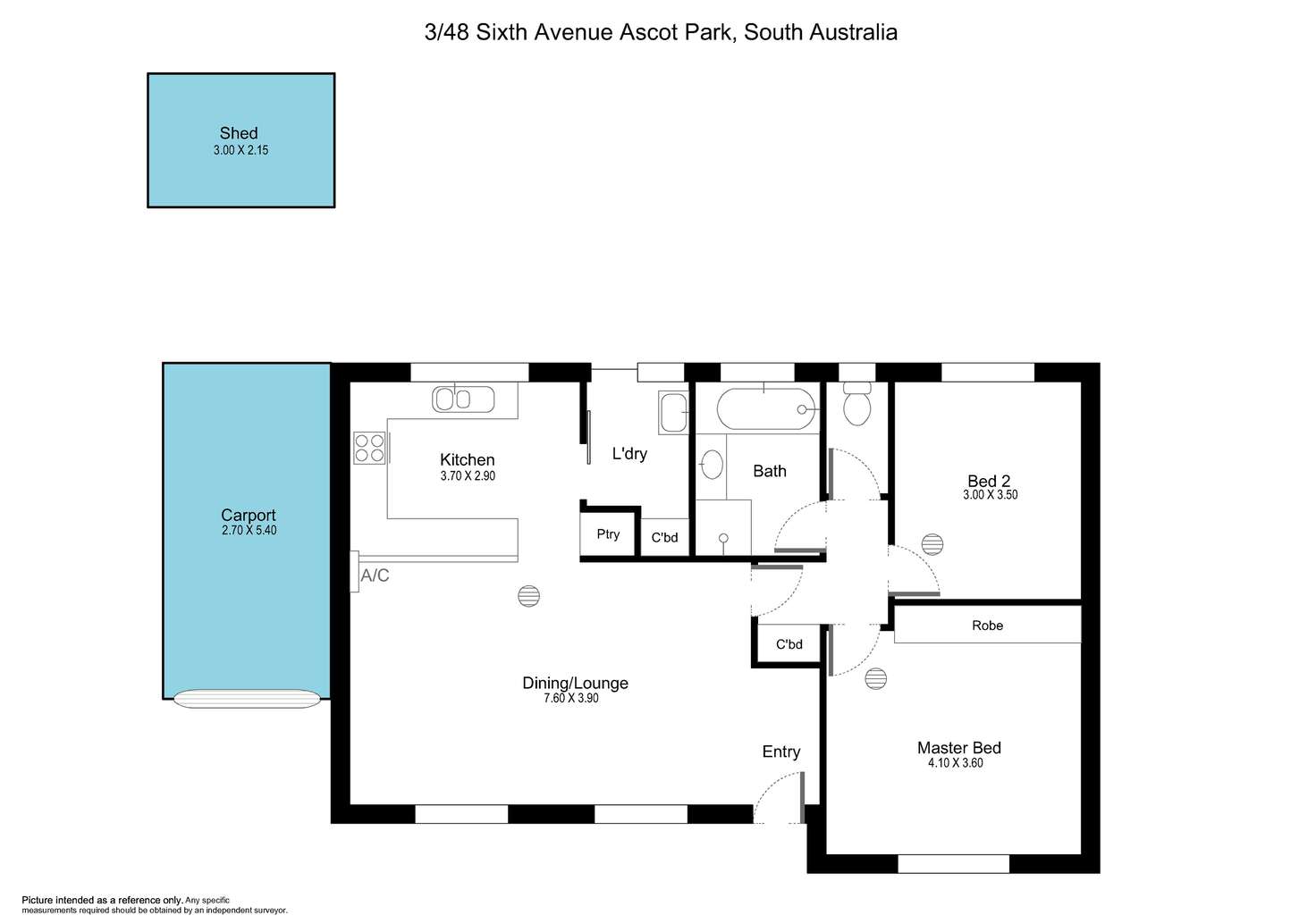 Floorplan of Homely house listing, 3/48 Sixth Avenue, Ascot Park SA 5043