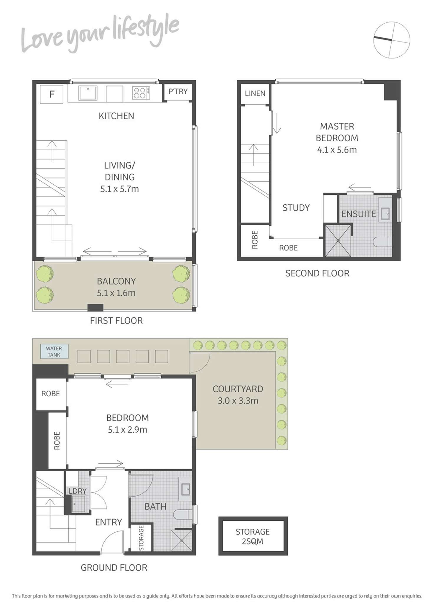 Floorplan of Homely apartment listing, 5/5 Pemell Lane, Newtown NSW 2042
