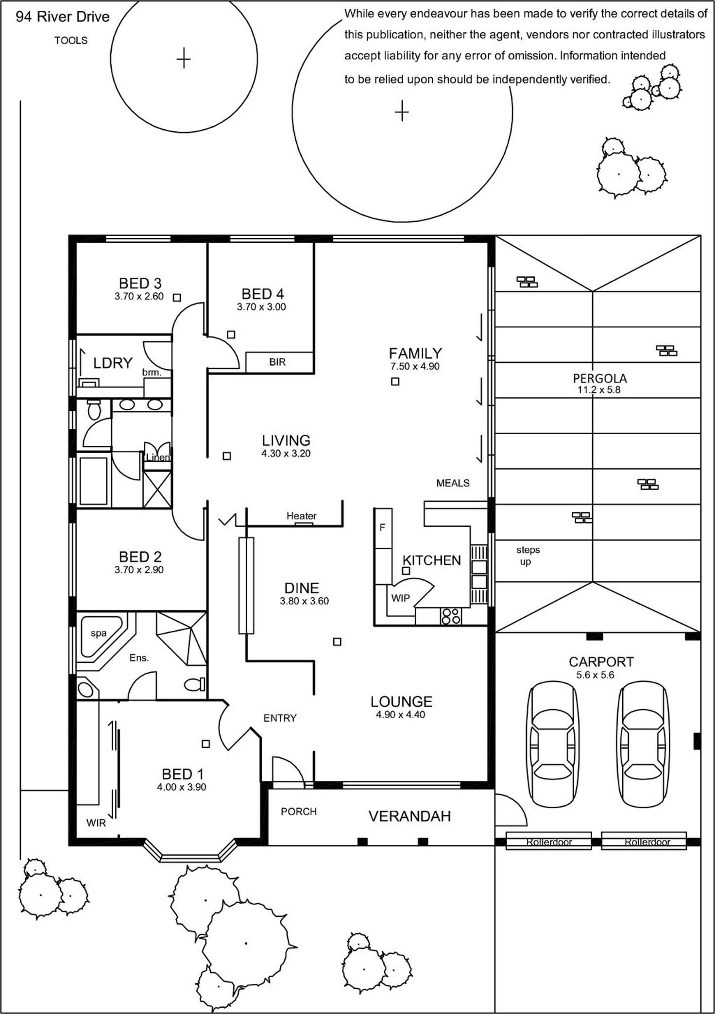 Floorplan of Homely residentialLand listing, 94 River Drive, Athelstone SA 5076