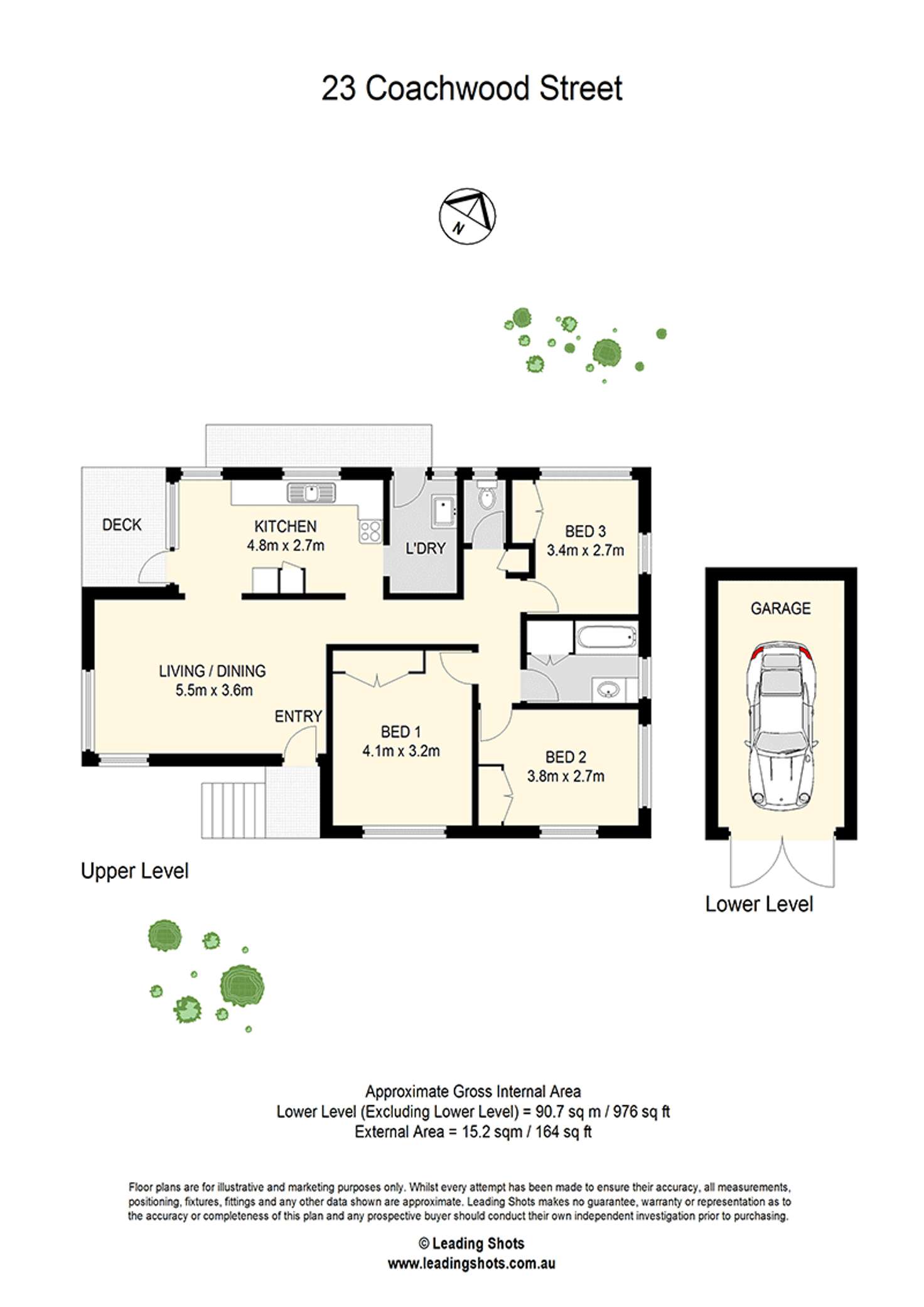 Floorplan of Homely house listing, 23 Coachwood Street, Keperra QLD 4054