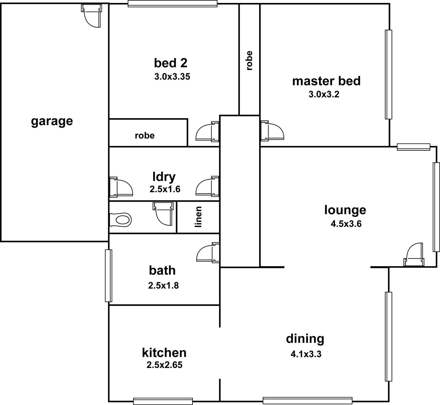 Floorplan of Homely house listing, 18/244 Spencer Street, Sebastopol VIC 3356