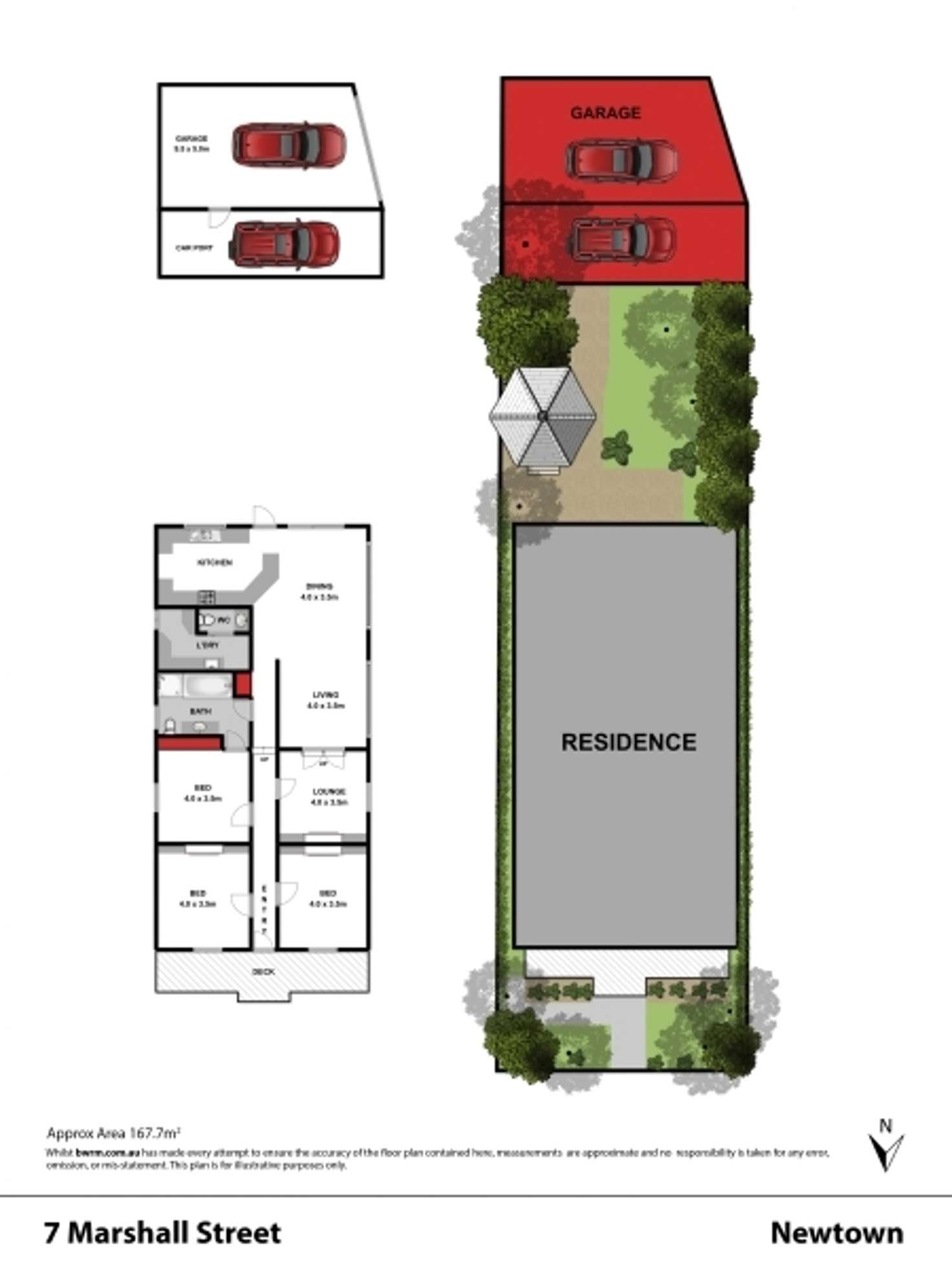 Floorplan of Homely house listing, 7 Marshall Street, Newtown VIC 3220
