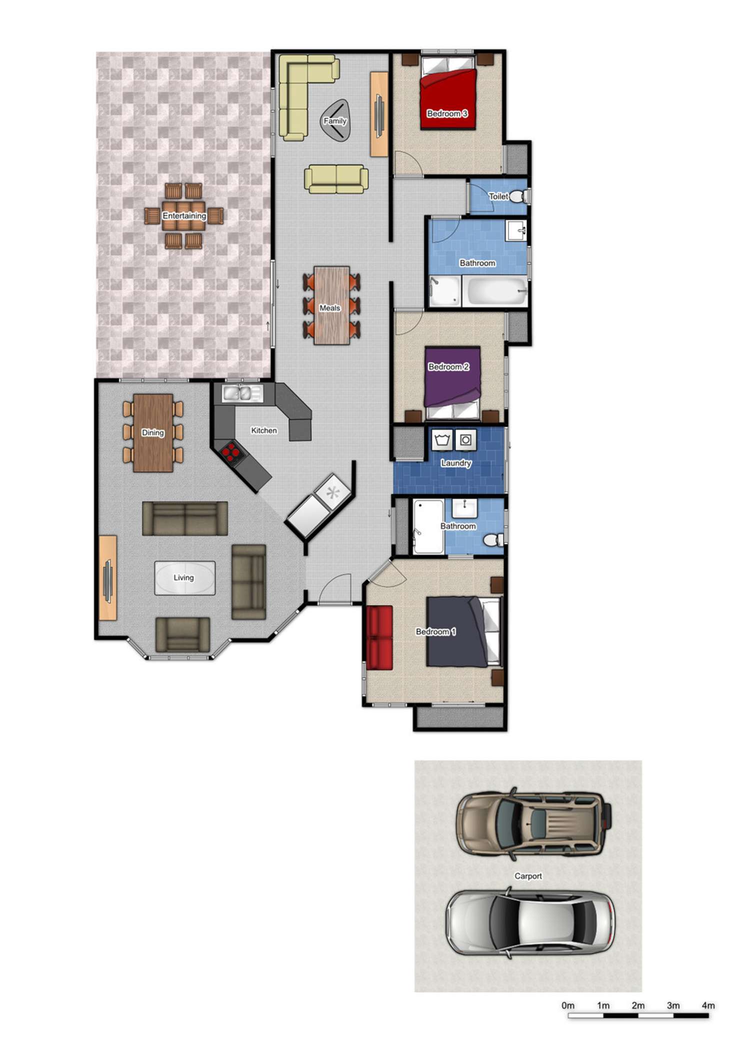 Floorplan of Homely house listing, 28 Viewbank Ct, Beenleigh QLD 4207