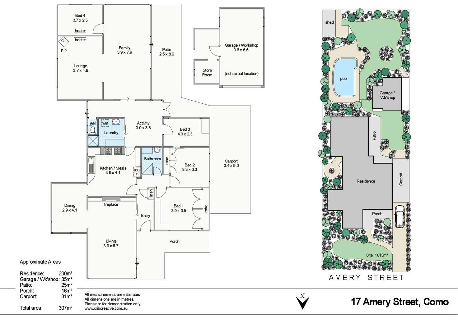 Floorplan of Homely house listing, 17 Amery Street, Como WA 6152