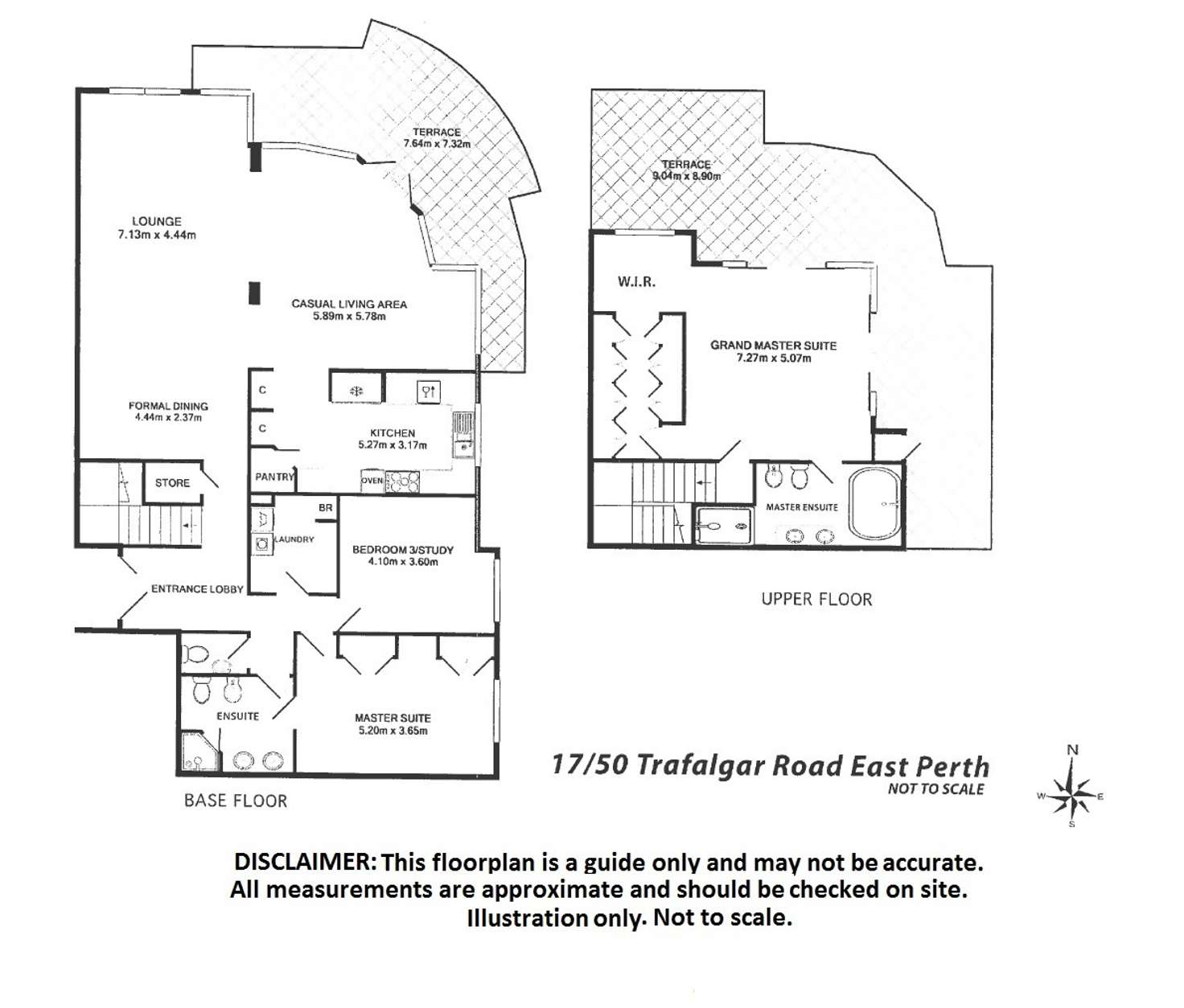 Floorplan of Homely apartment listing, 17/50 Trafalgar Road, East Perth WA 6004