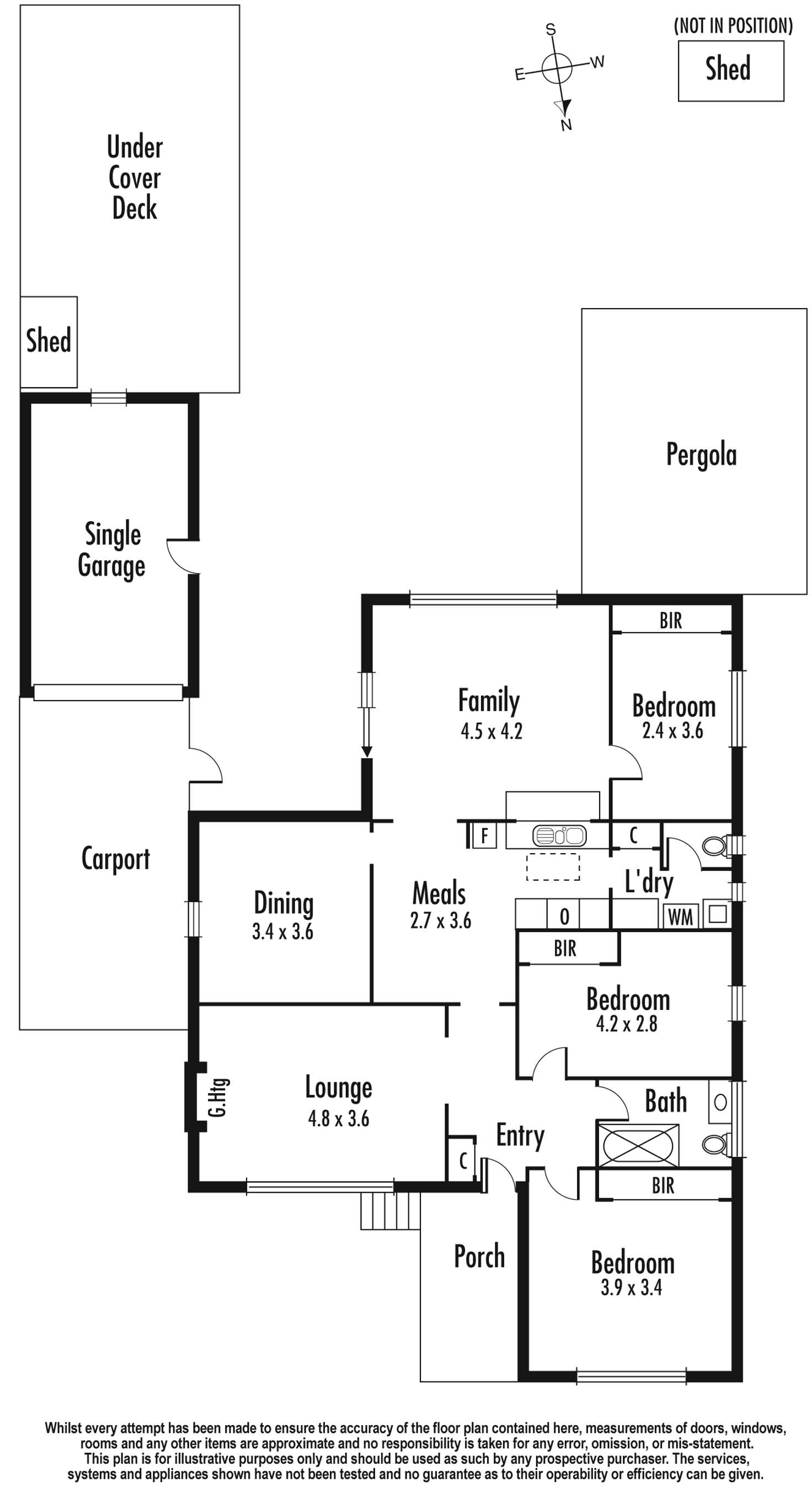 Floorplan of Homely house listing, 76 Stockdale Avenue, Bentleigh East VIC 3165