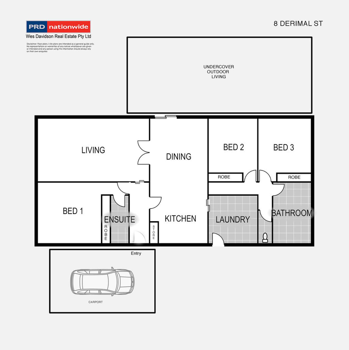 Floorplan of Homely house listing, 8 Derimal Street, Horsham VIC 3400