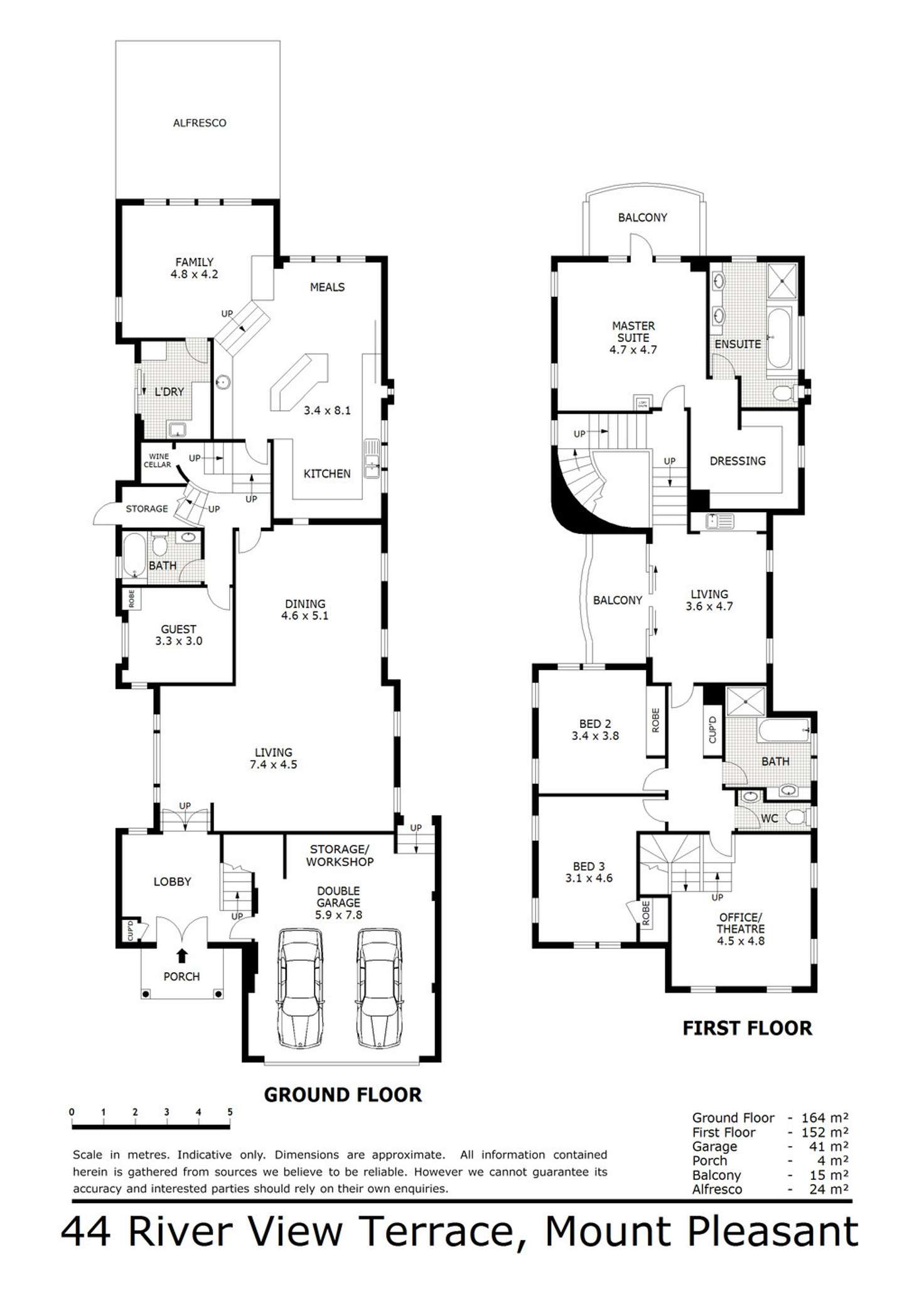Floorplan of Homely house listing, 44 RIVER VIEW TERRACE, Mount Pleasant WA 6153