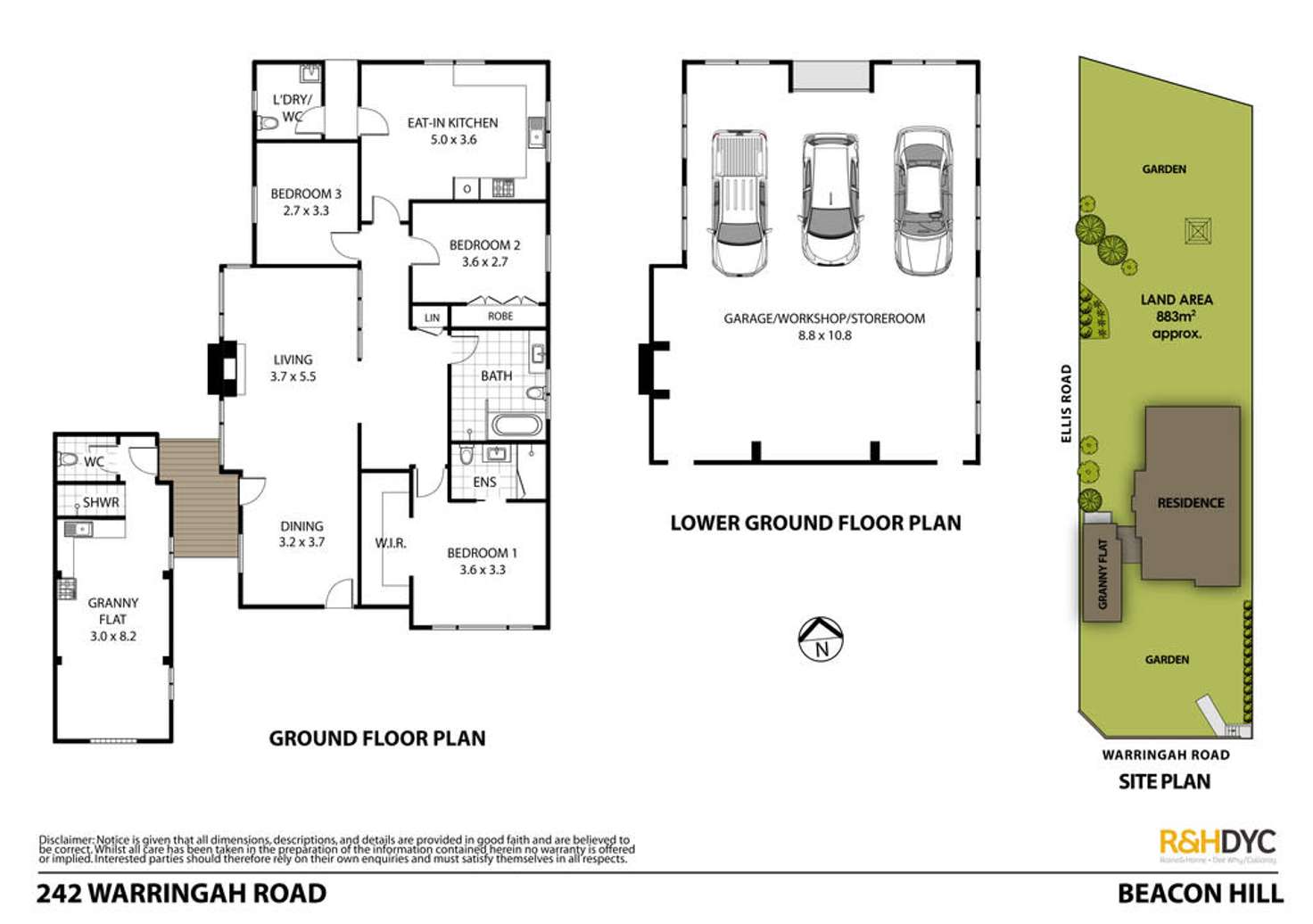 Floorplan of Homely house listing, 242 Warringah Road, Beacon Hill NSW 2100