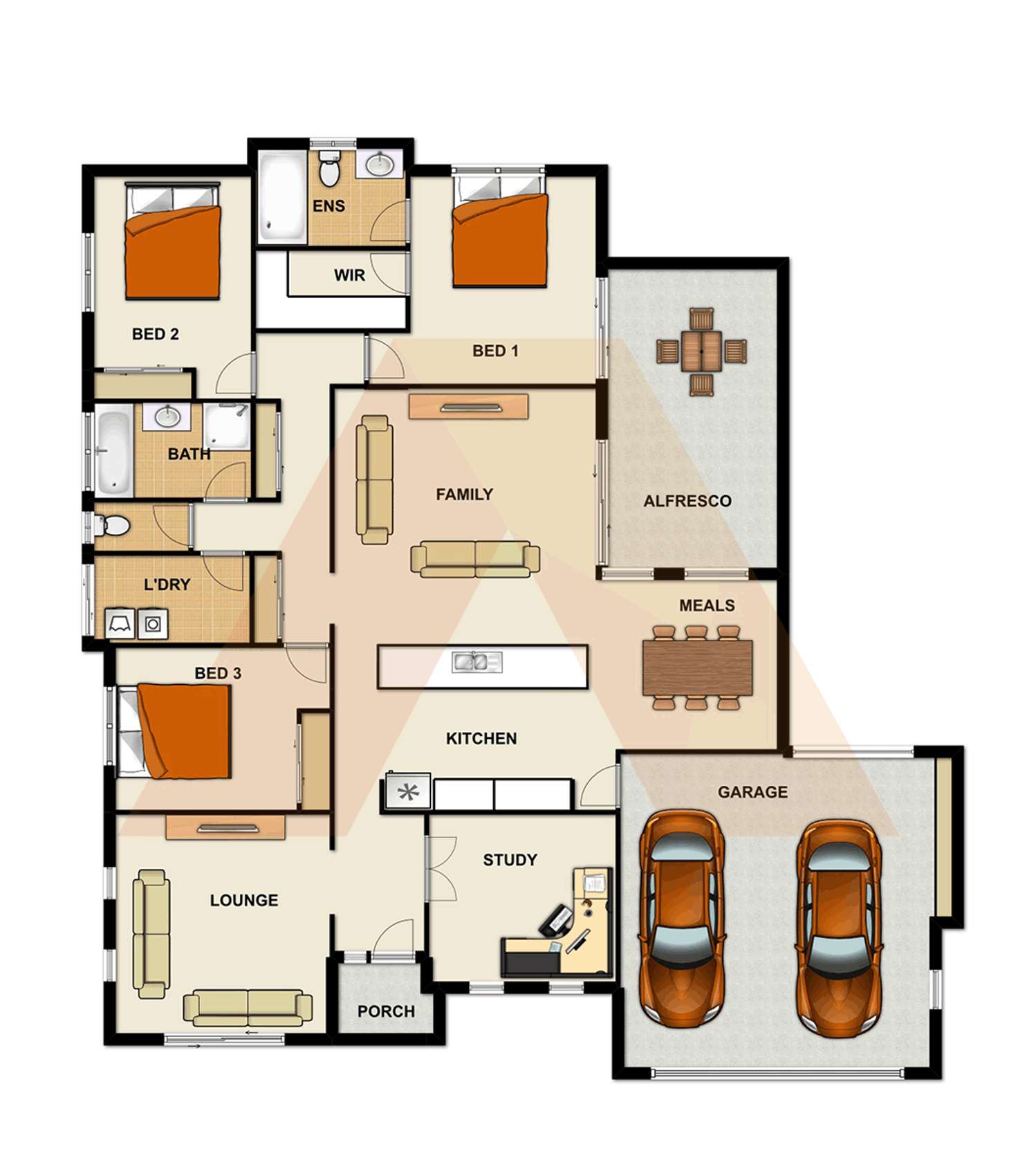 Floorplan of Homely house listing, 7 Elabana Place, Forest Lake QLD 4078