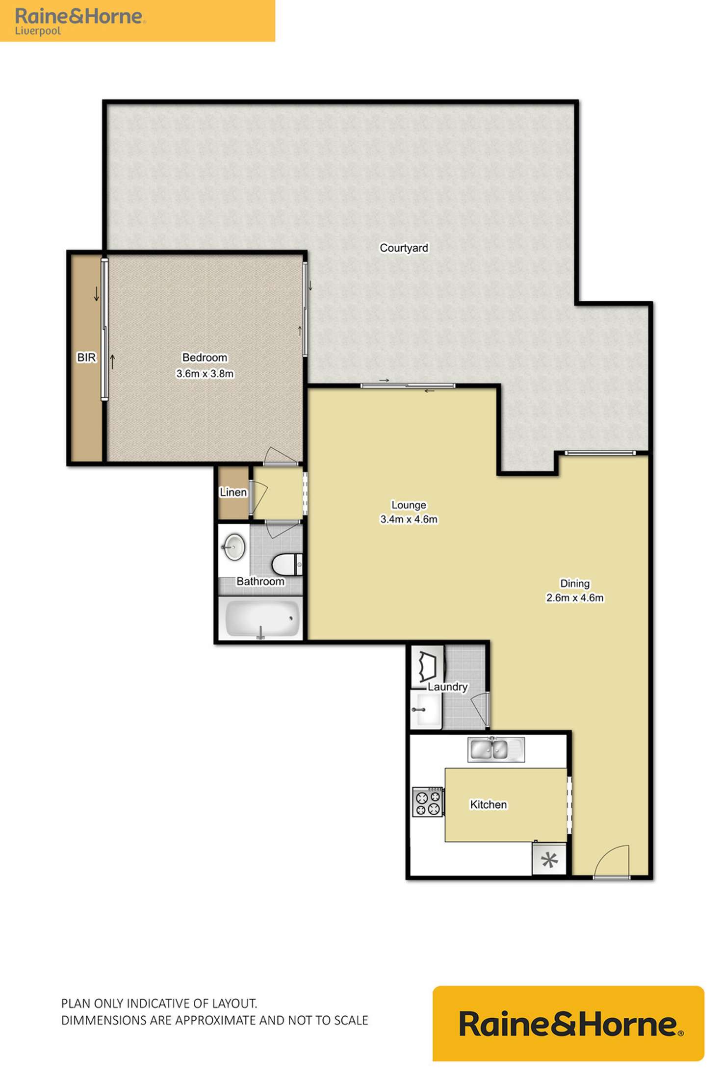 Floorplan of Homely unit listing, 2/33-39 Lachlan Street, Liverpool NSW 2170
