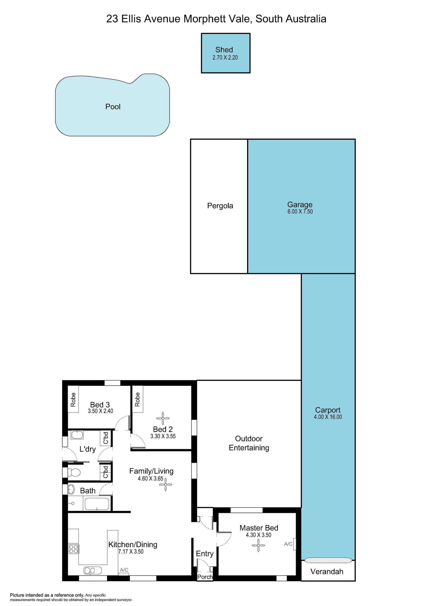 Floorplan of Homely house listing, 23 Ellis Avenue, Morphett Vale SA 5162