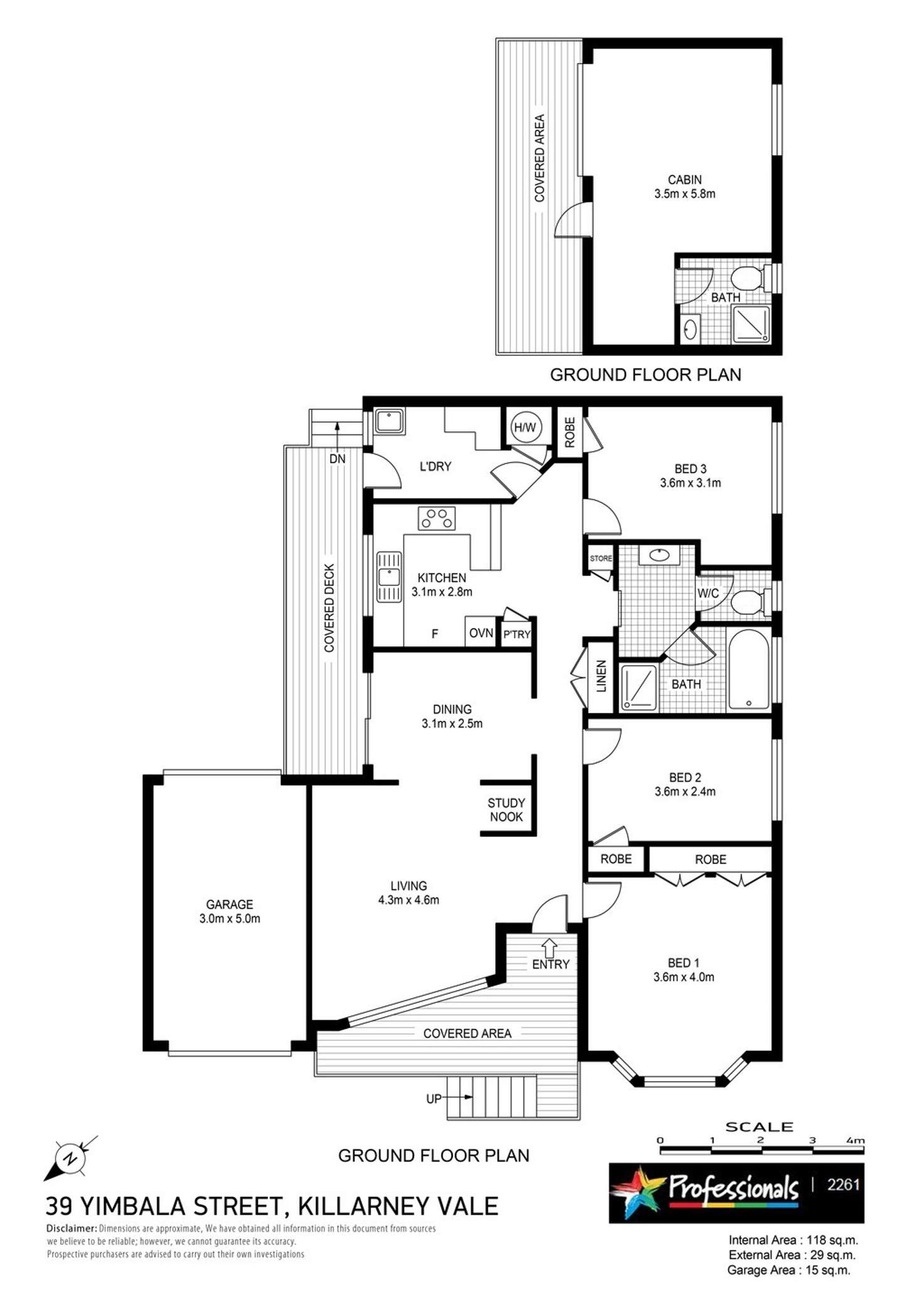 Floorplan of Homely house listing, 39 Yimbala Street, Killarney Vale NSW 2261