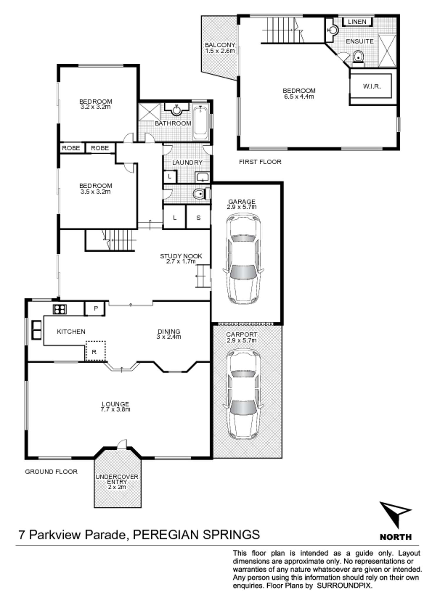 Floorplan of Homely house listing, 7 Parkview Parade, Peregian Springs QLD 4573